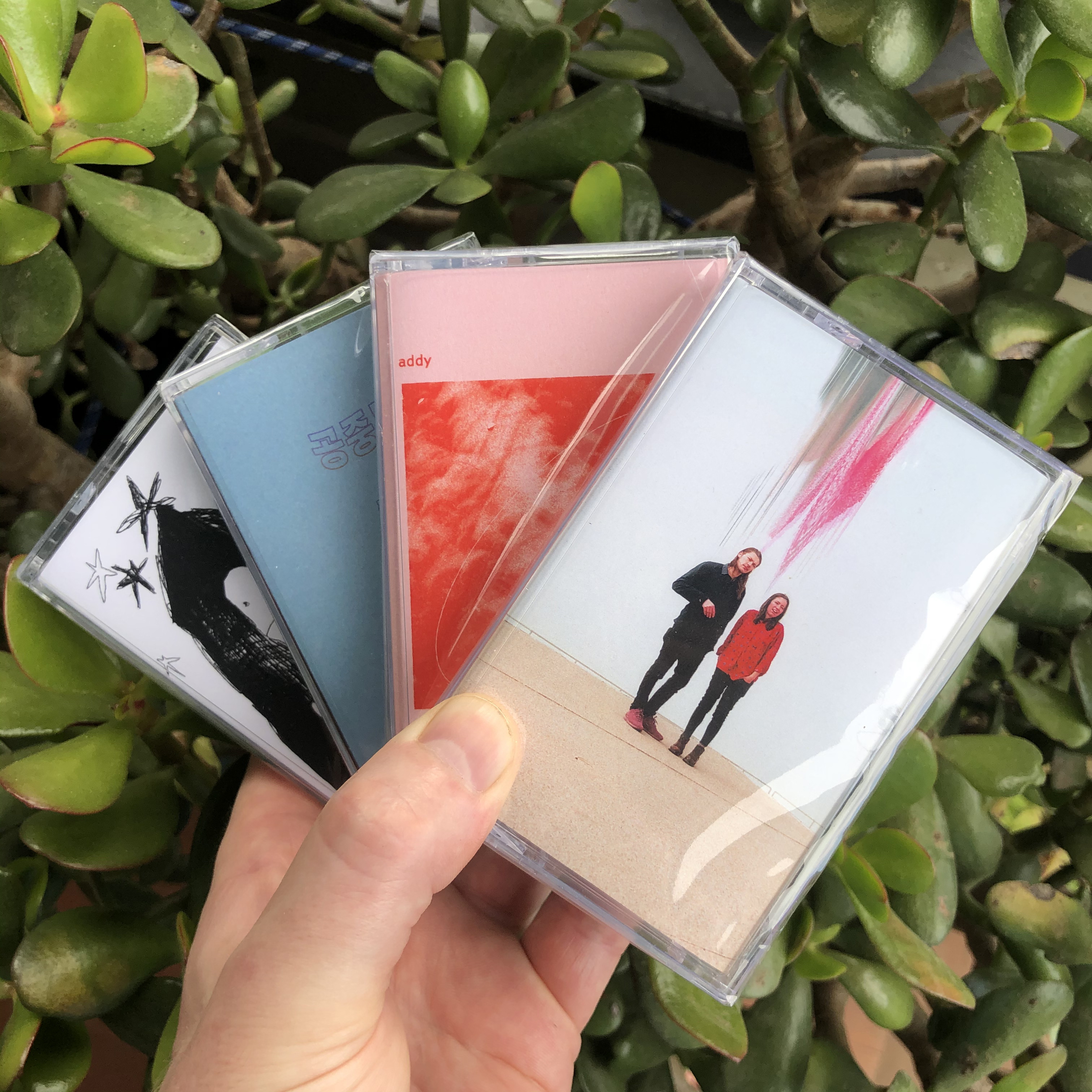 Product shots of Topshelf Records - Random Cassettes