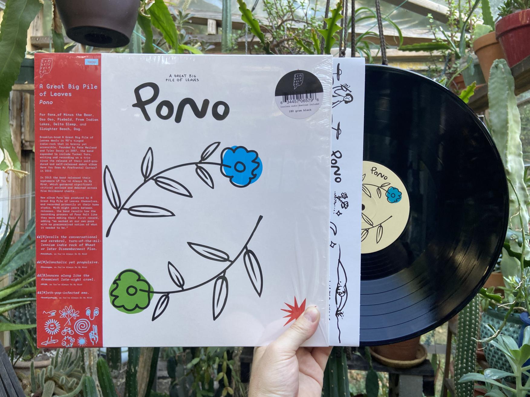 Product shots of A Great Big Pile of Leaves  - Pono