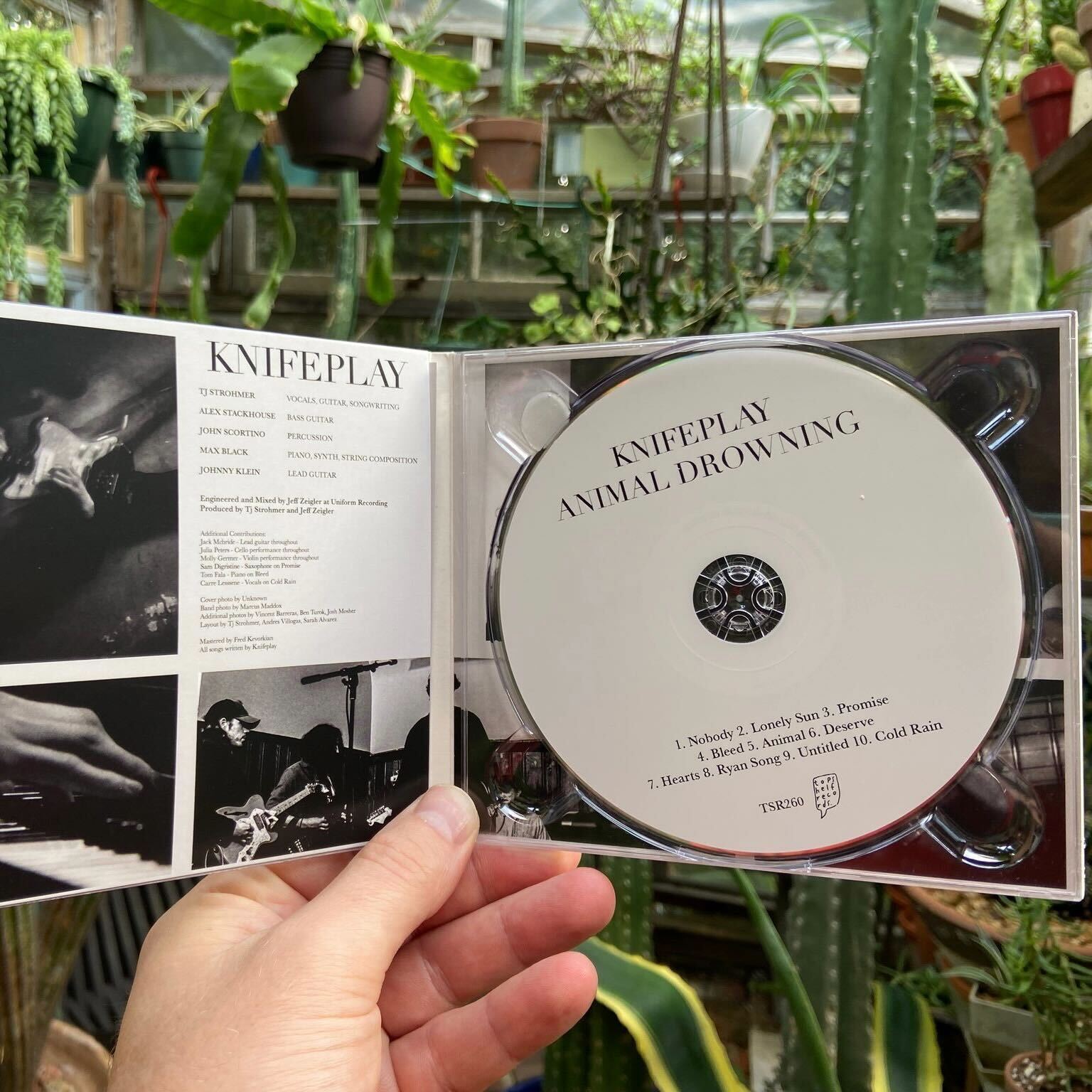 Product shots of Knifeplay - Animal Drowning