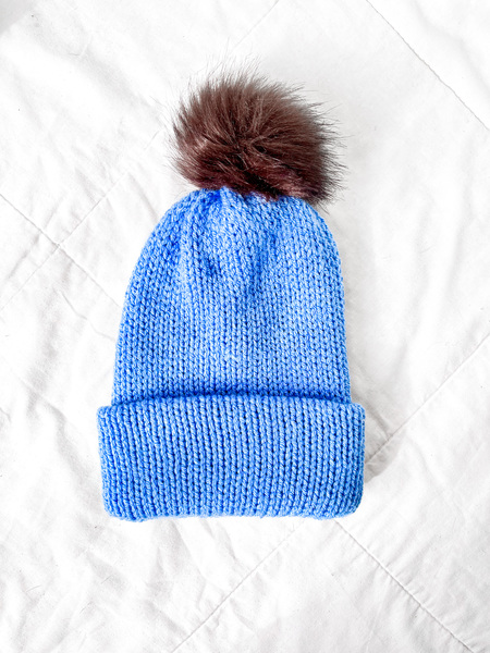Medium Blue Beanie