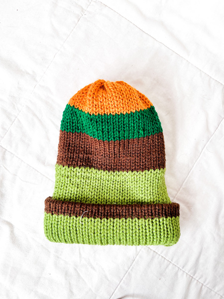 Earthy Multitone Beanie