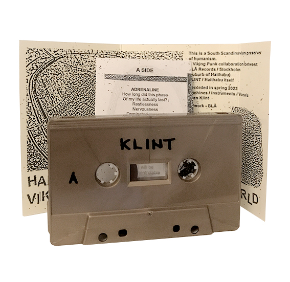 Klint - Adrenaline (BLÄ 008) Cassette Tape