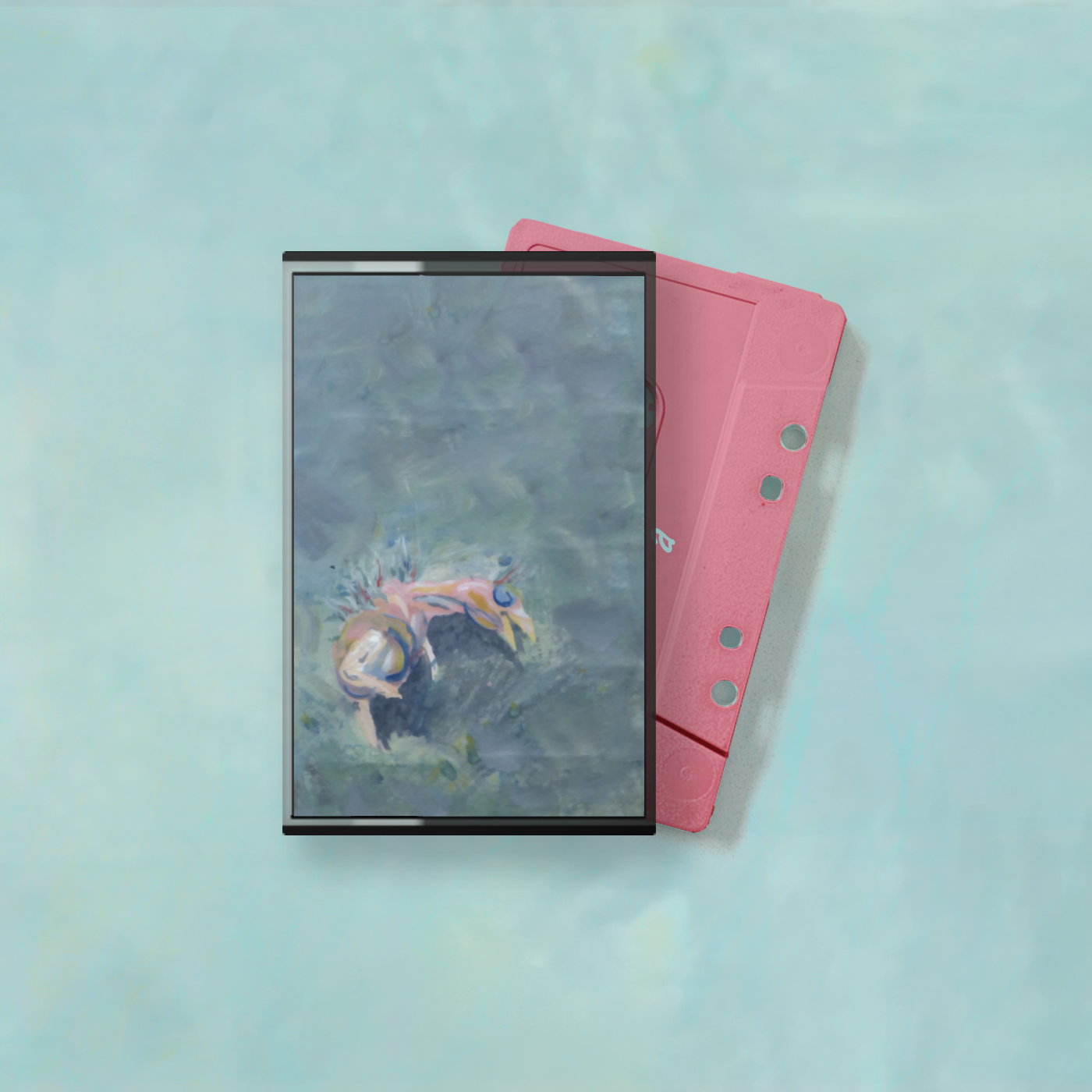 Product shots of blue smiley - return