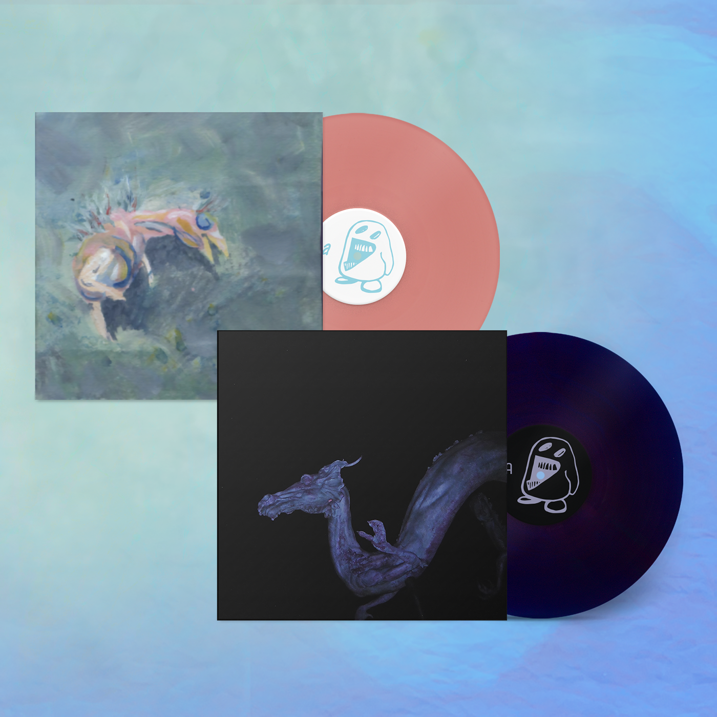 Product shots of blue smiley - blue smiley bundles