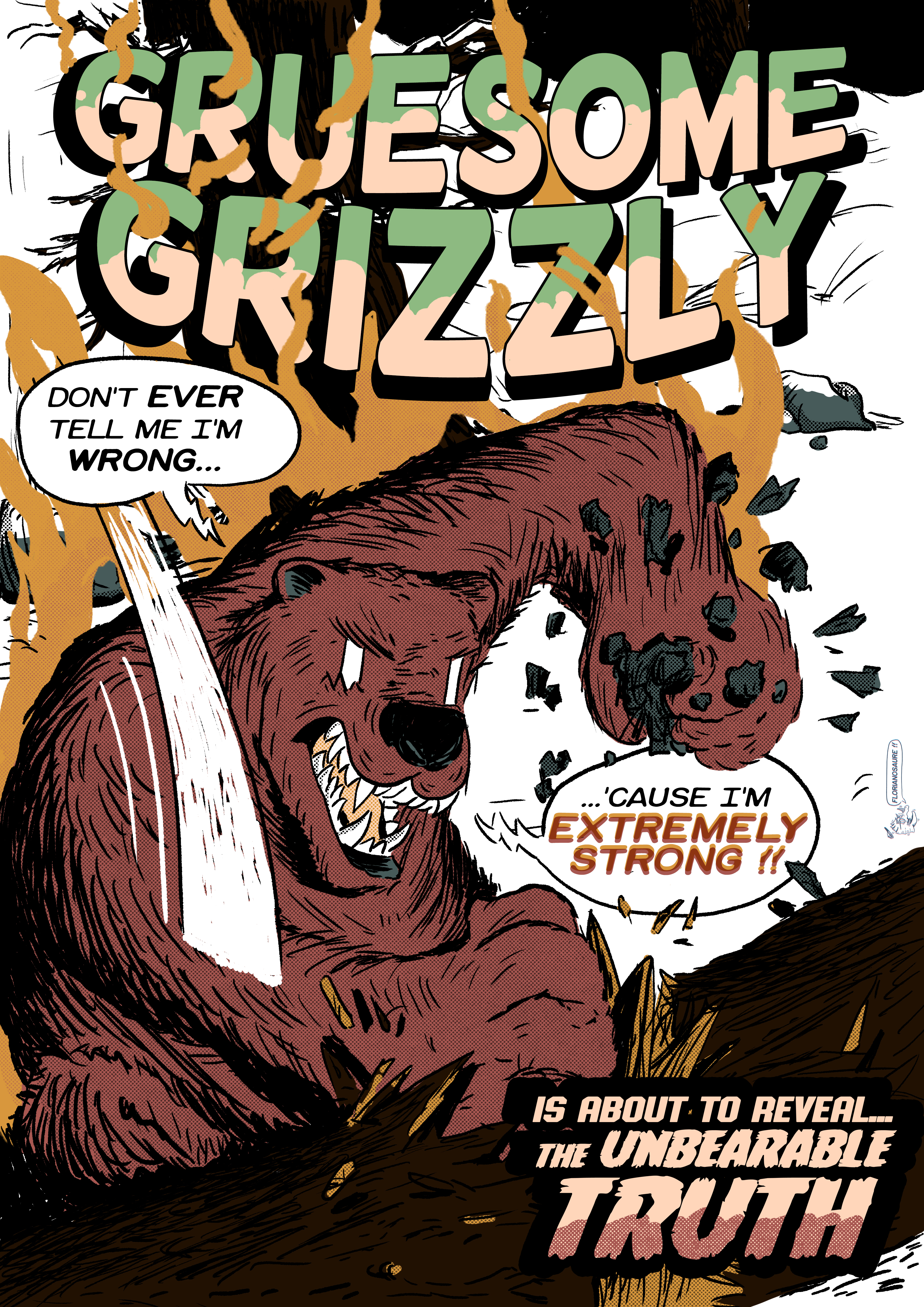 Print - Gruesome Grizzly