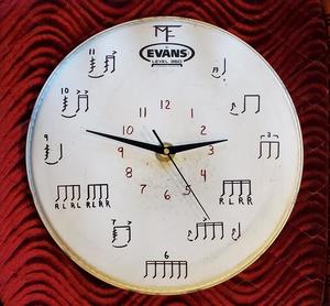 XAETO Drum Head Clock