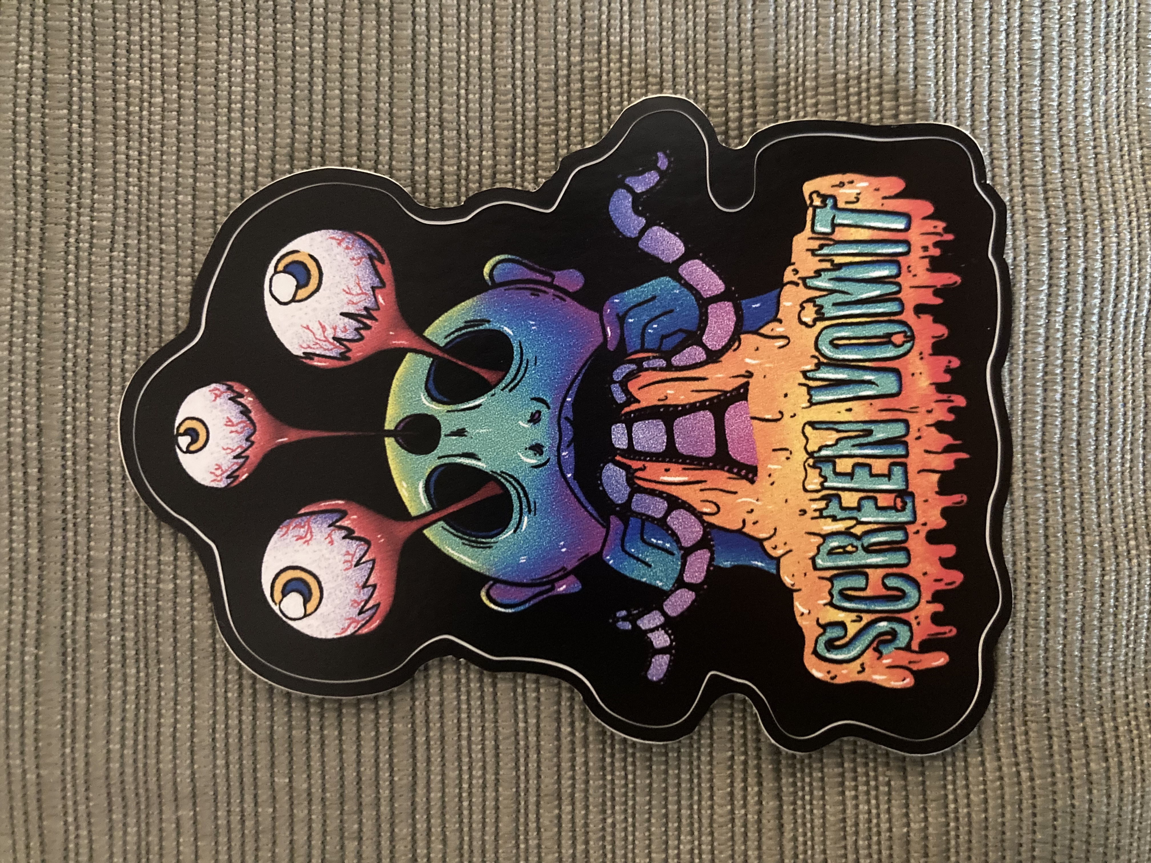 Film Monster Die-Cut Sticker