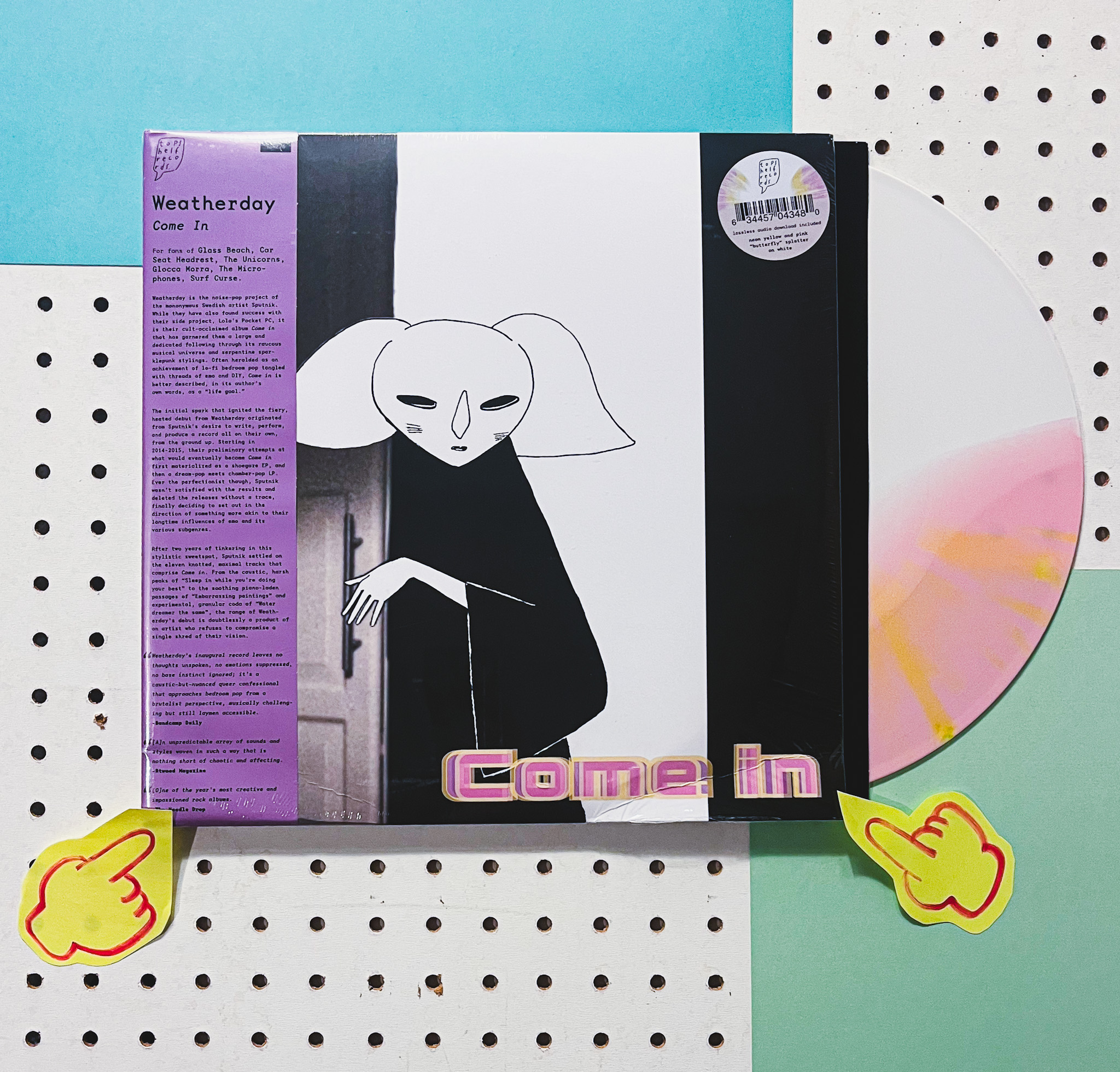 Product shots of Topshelf Records - 2023 Damaged Sale