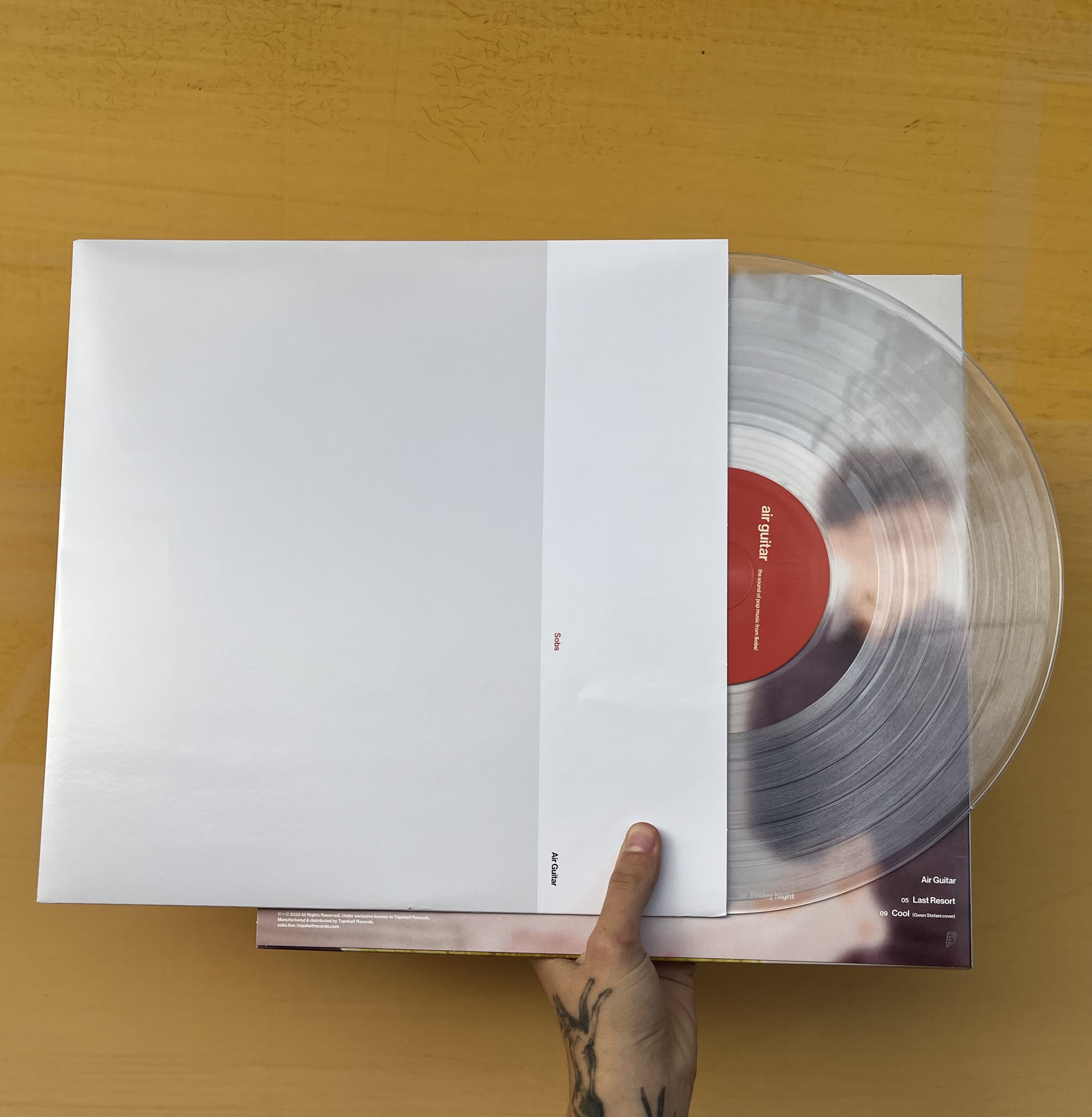 Product shots of Sobs - Air Guitar