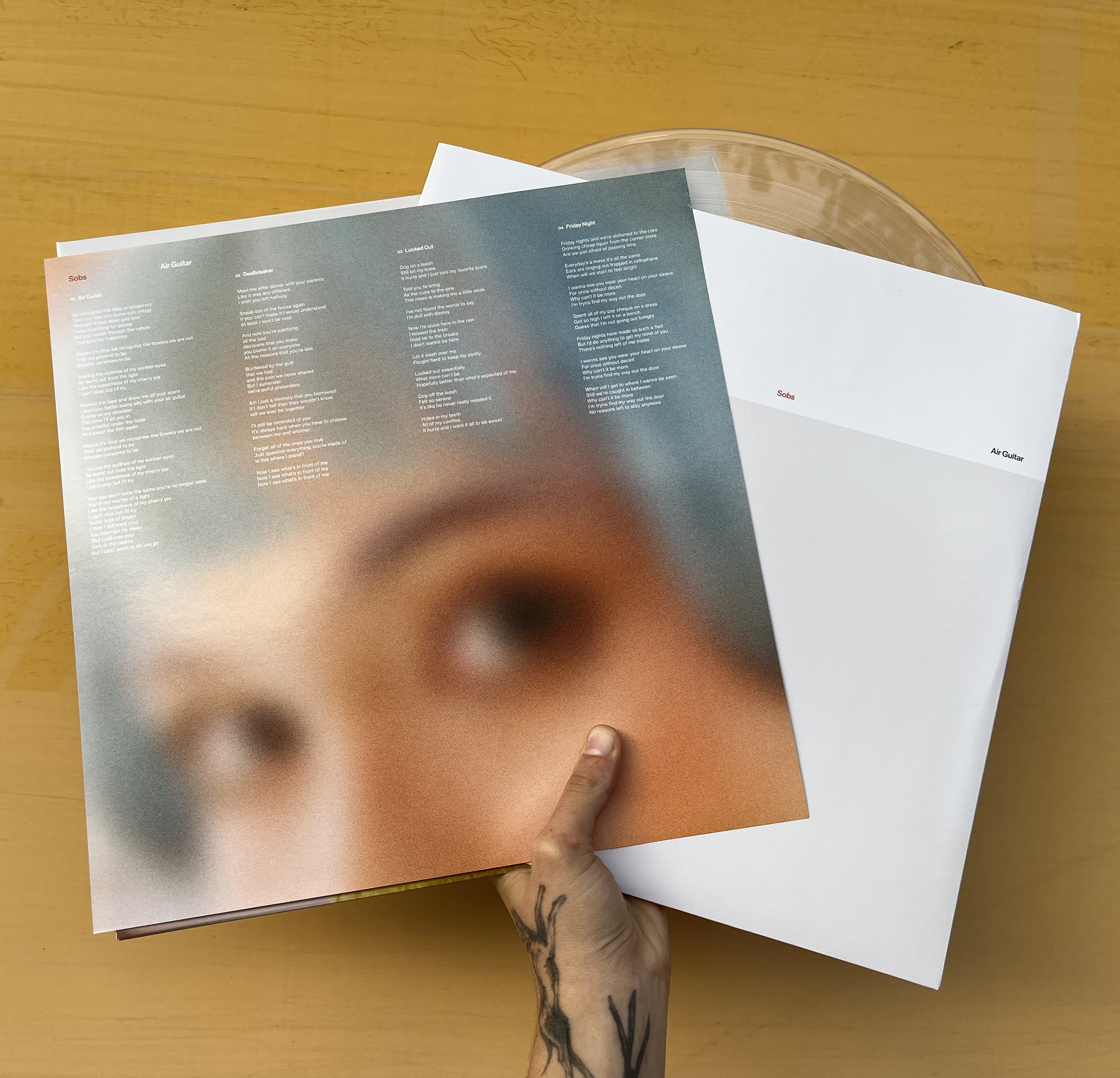 Product shots of Sobs - Air Guitar