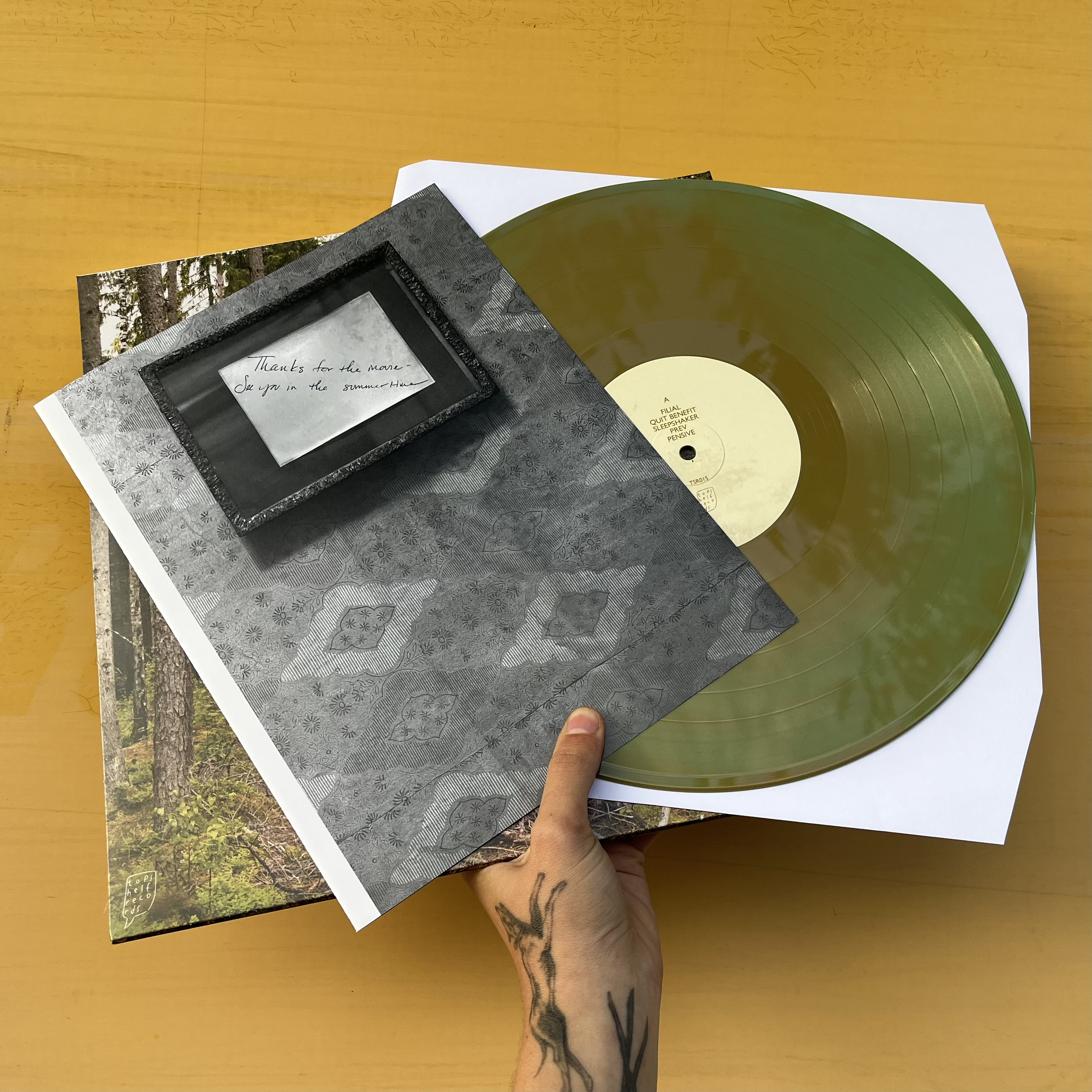 Product shots of Pianos Become the Teeth - Old Pride