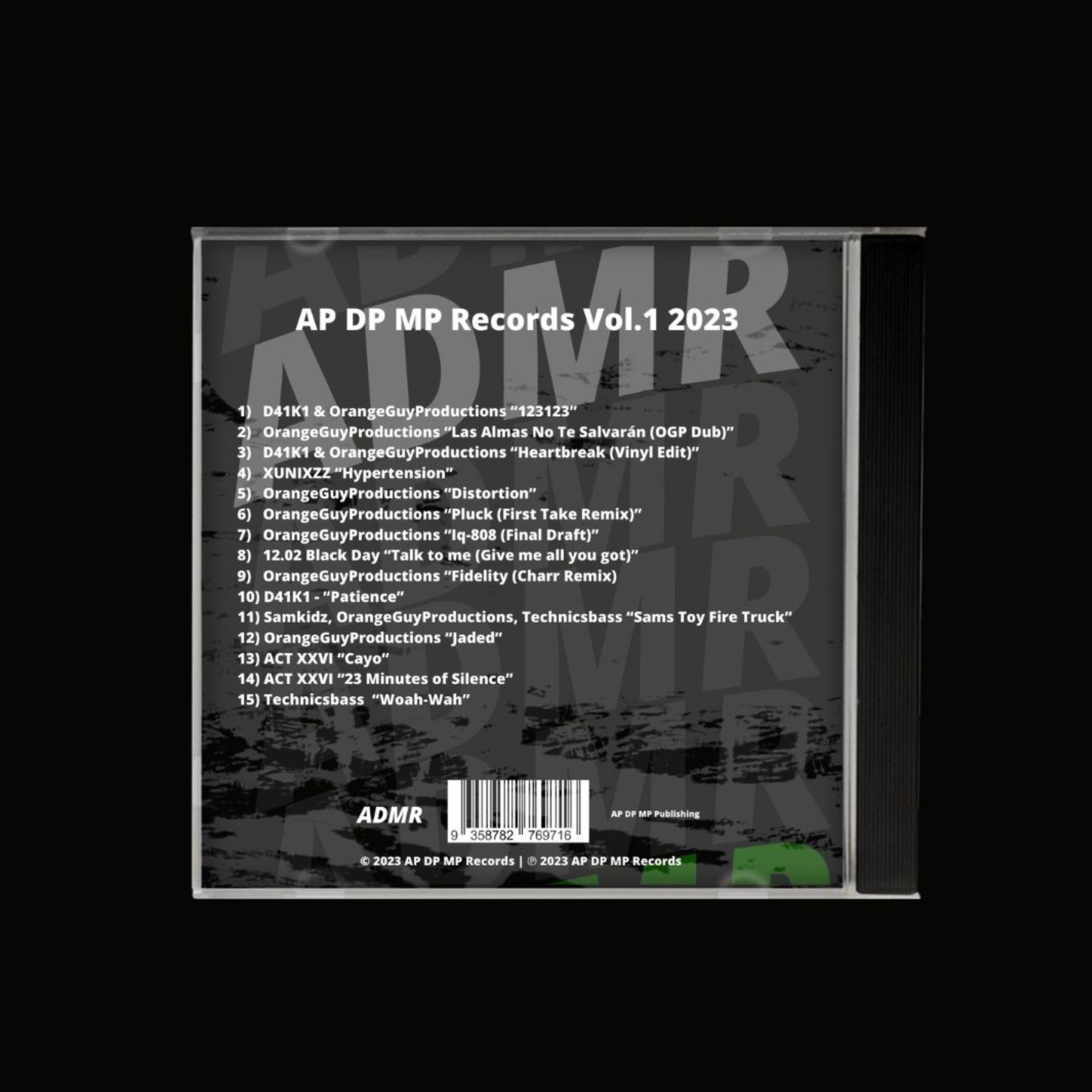 AP DP MP Records Vol​.​1 2023 - CD