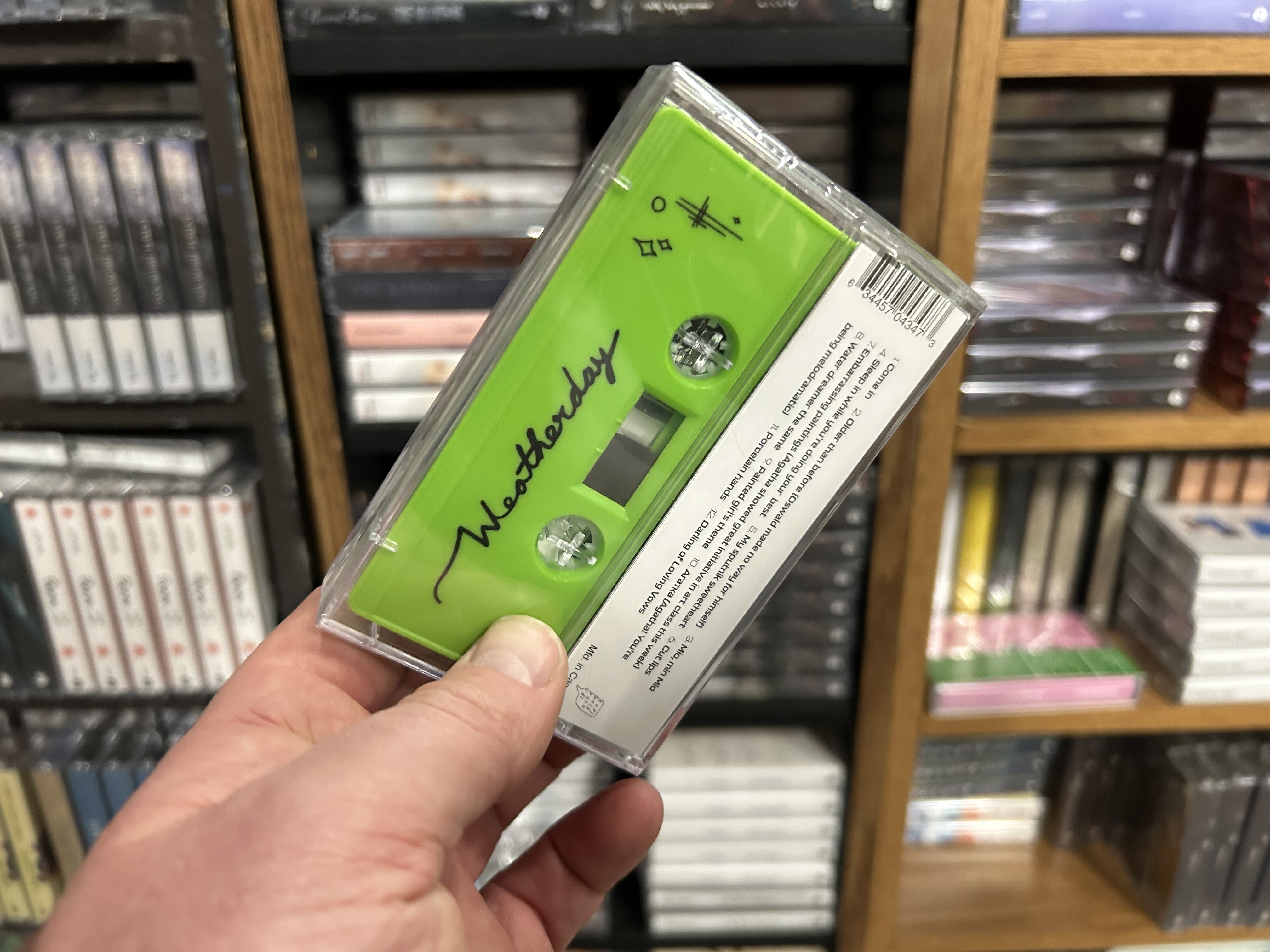 Product shots of Weatherday - Come in