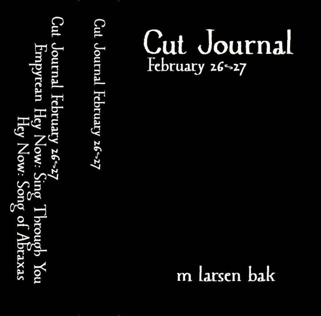 Cut Journal February 26-27