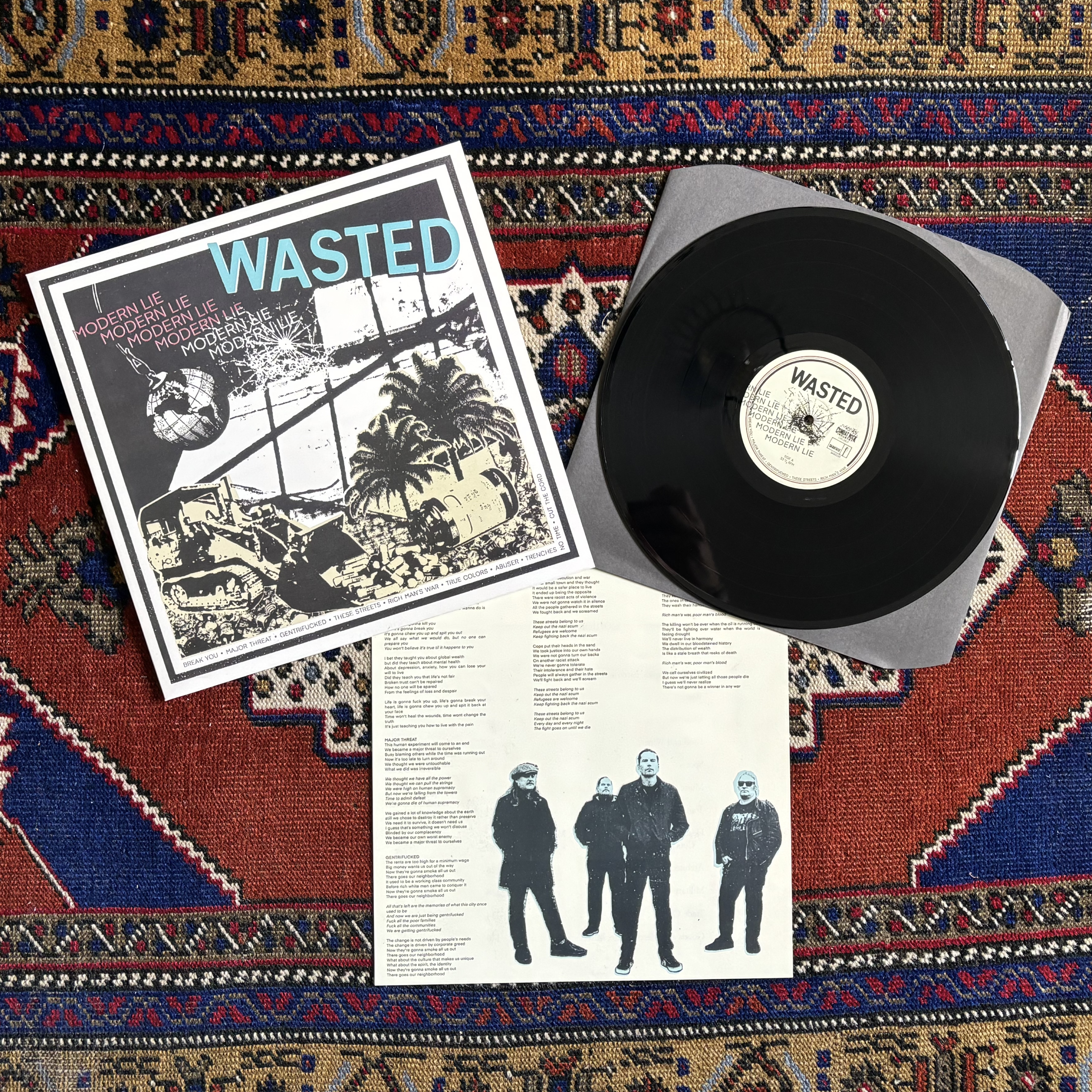 WASTED - Modern Lie 12” (SABOTAGE RECORDS)