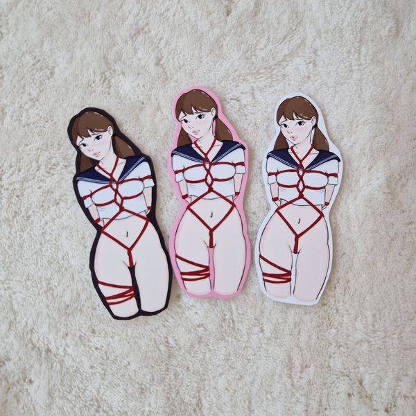 Sticker Single „Shibari Schoolgirl“
