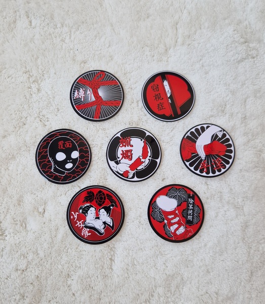 Kink Glossy Stickers 5cm