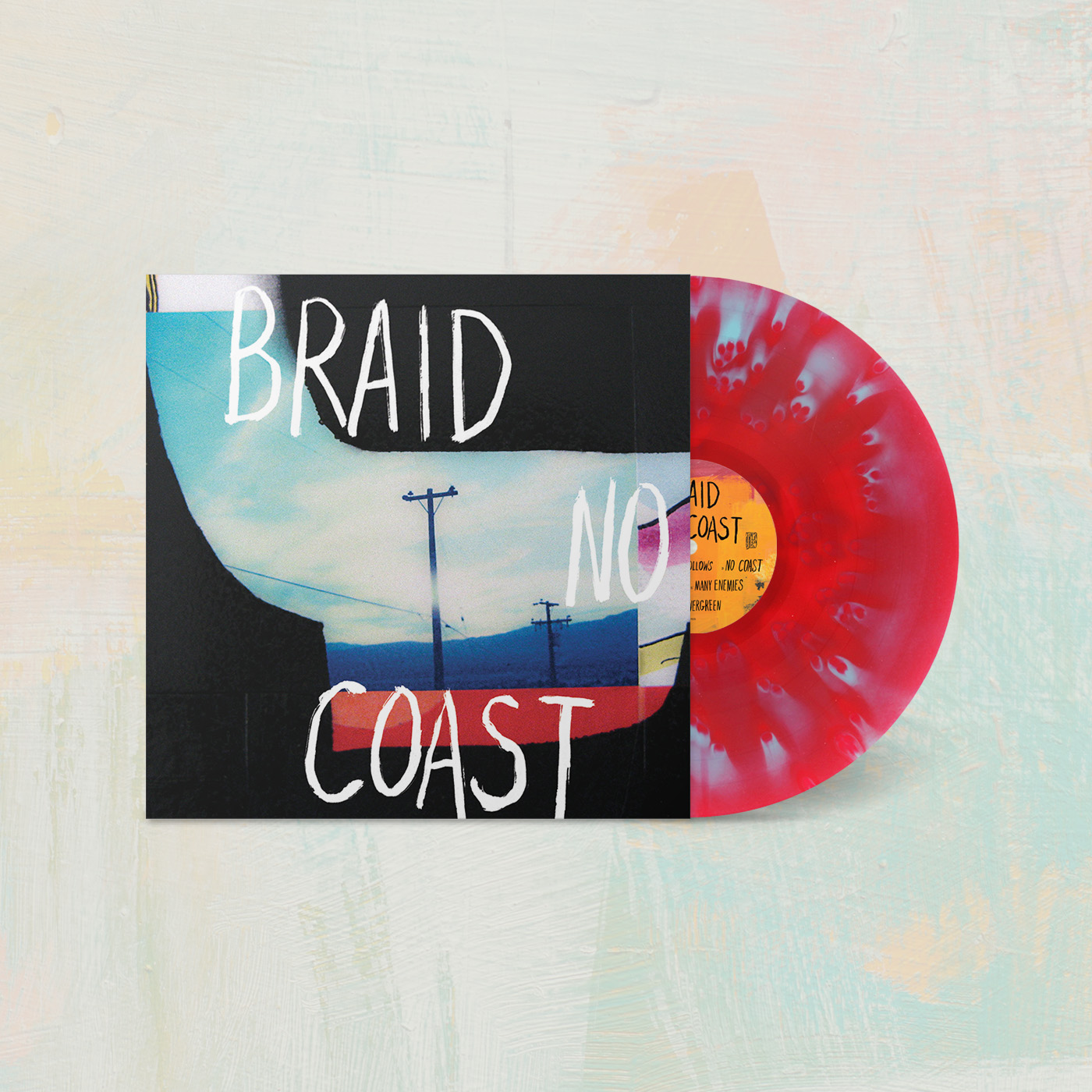 Product shots of Braid - No Coast Vinyl Bundles