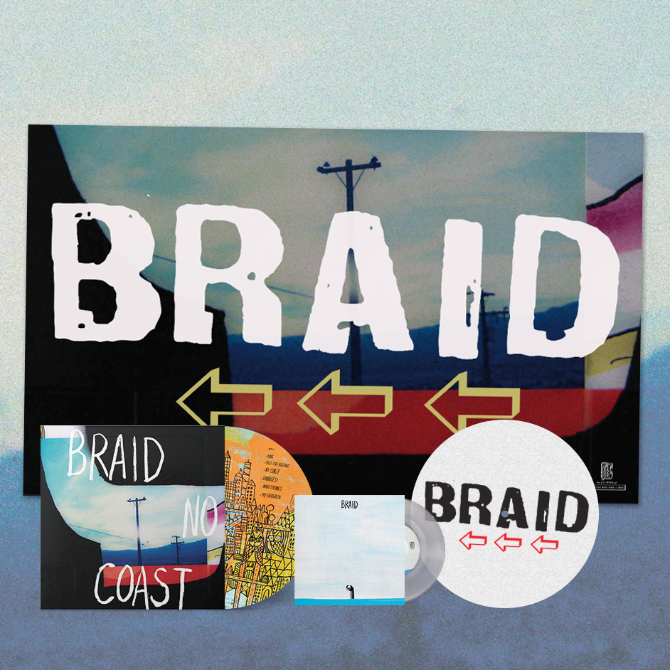 Product shots of Braid - No Coast Vinyl Bundles