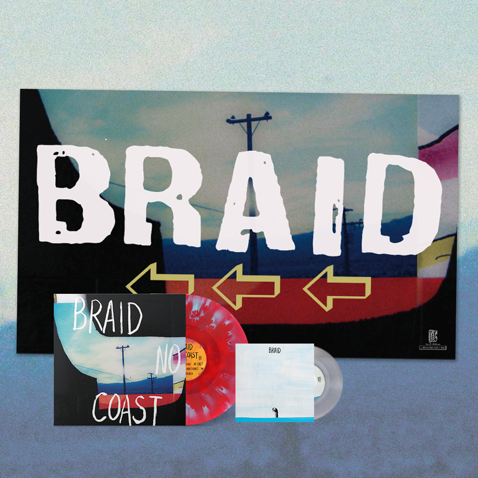 Product shots of Braid - No Coast Vinyl Bundles