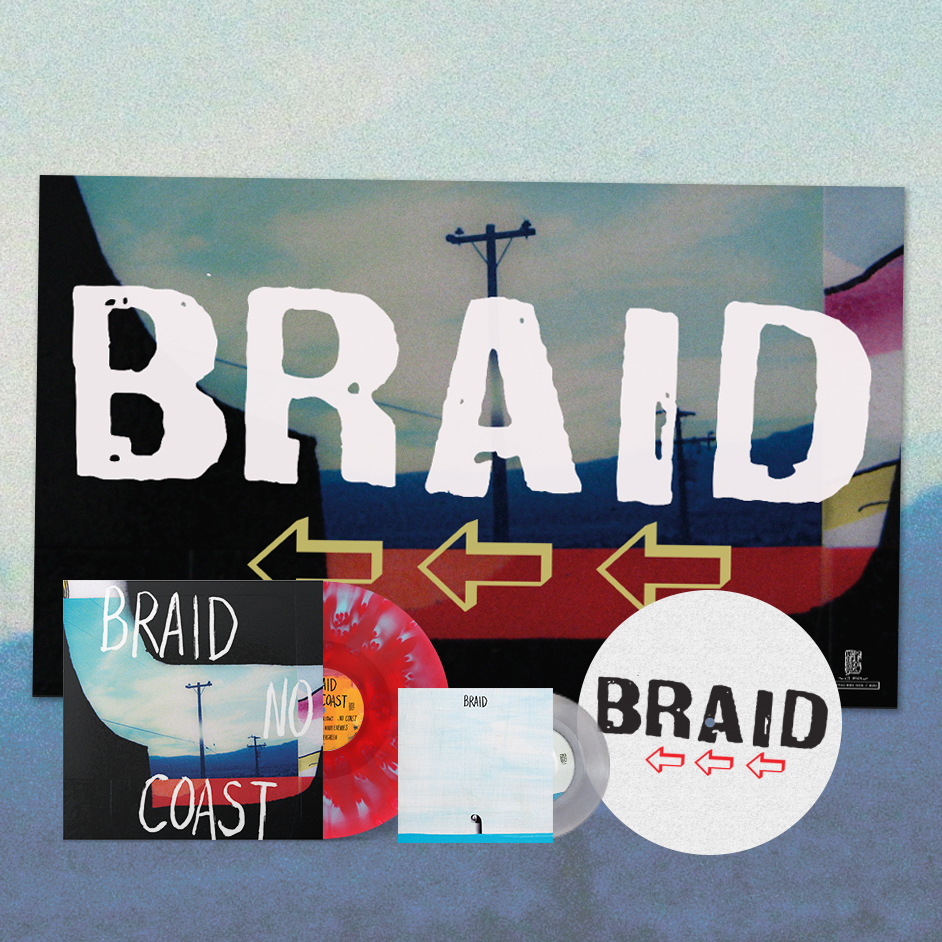 Product shots of Braid - No Coast Vinyl Bundles