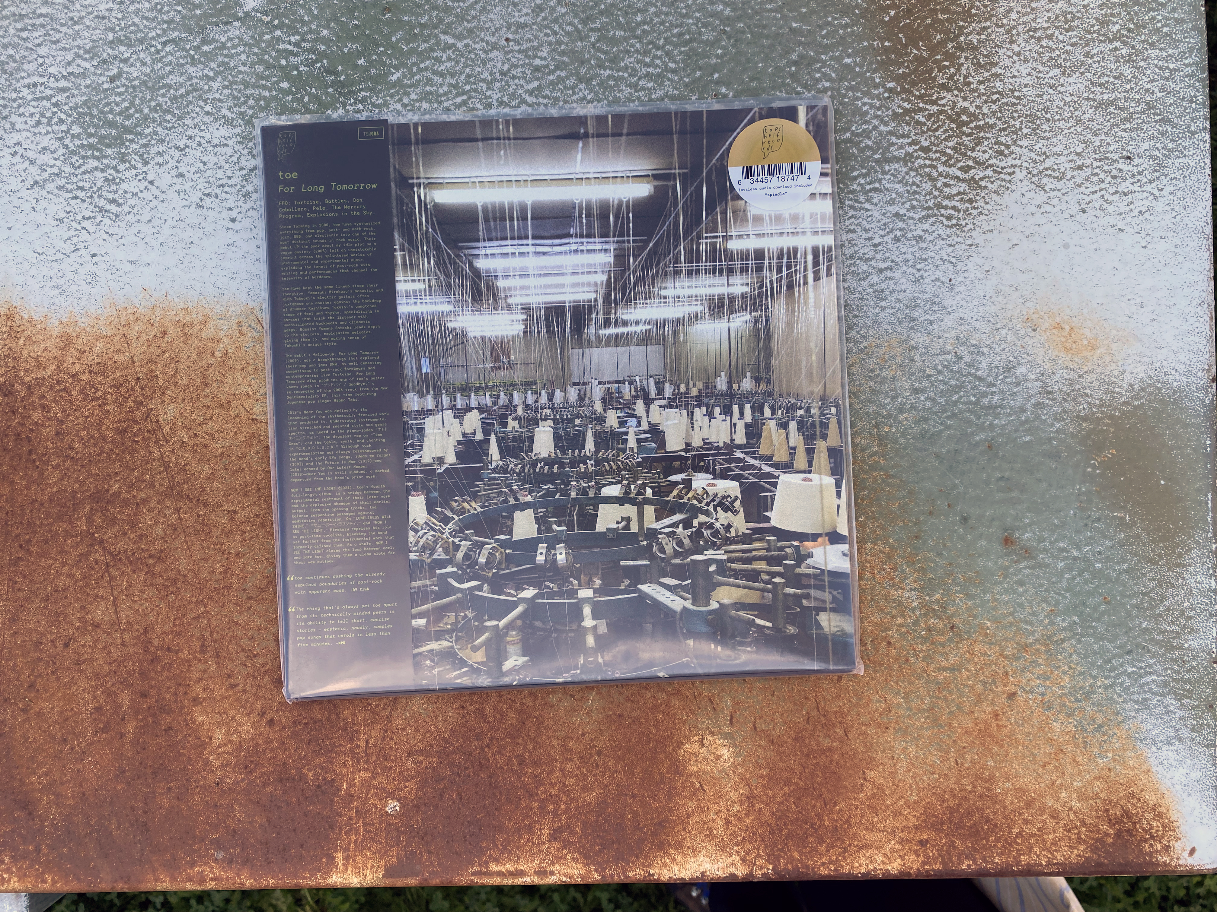 Product shots of toe - For Long Tomorrow