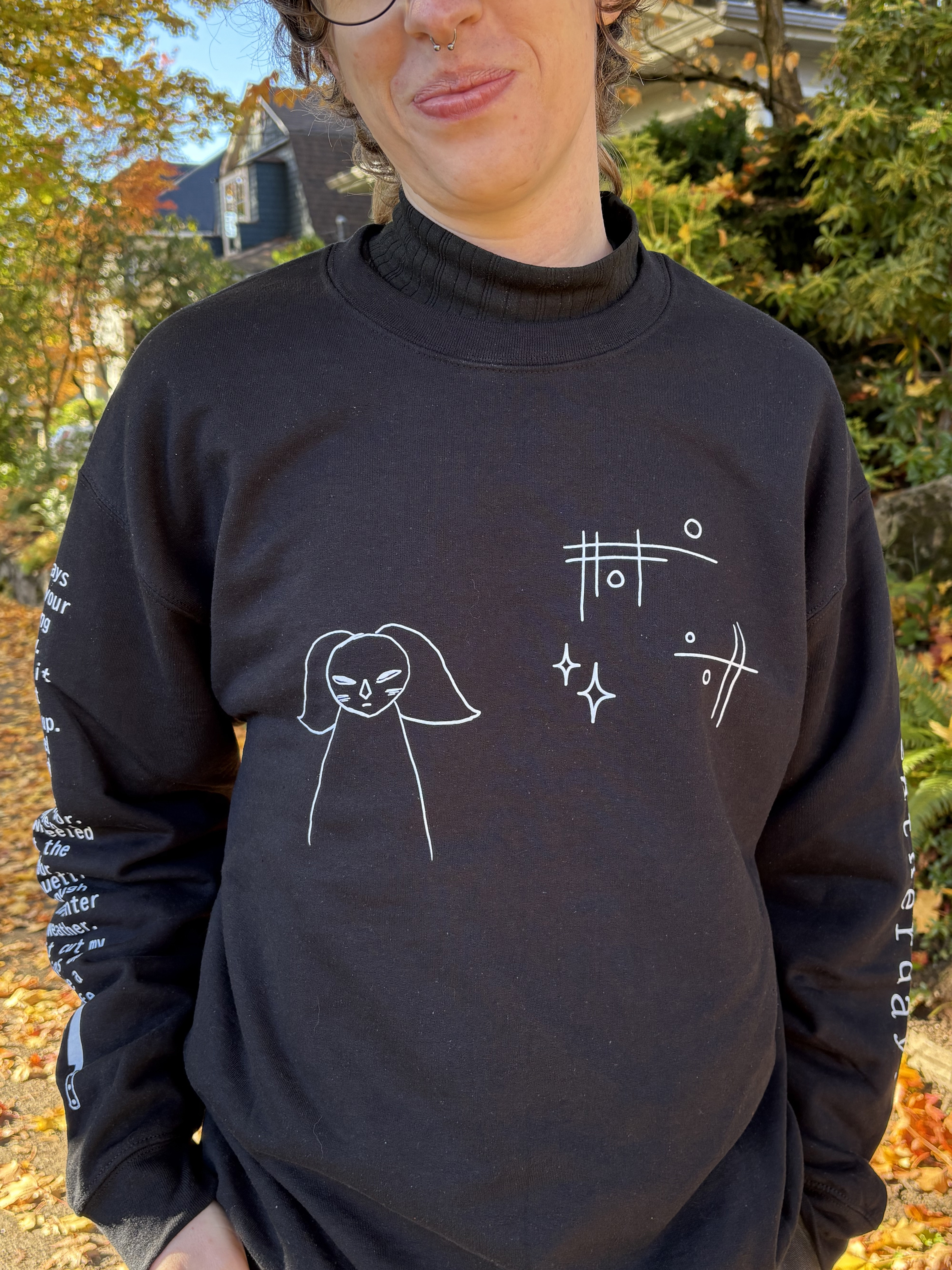 Product shots of Weatherday - crewneck sweater