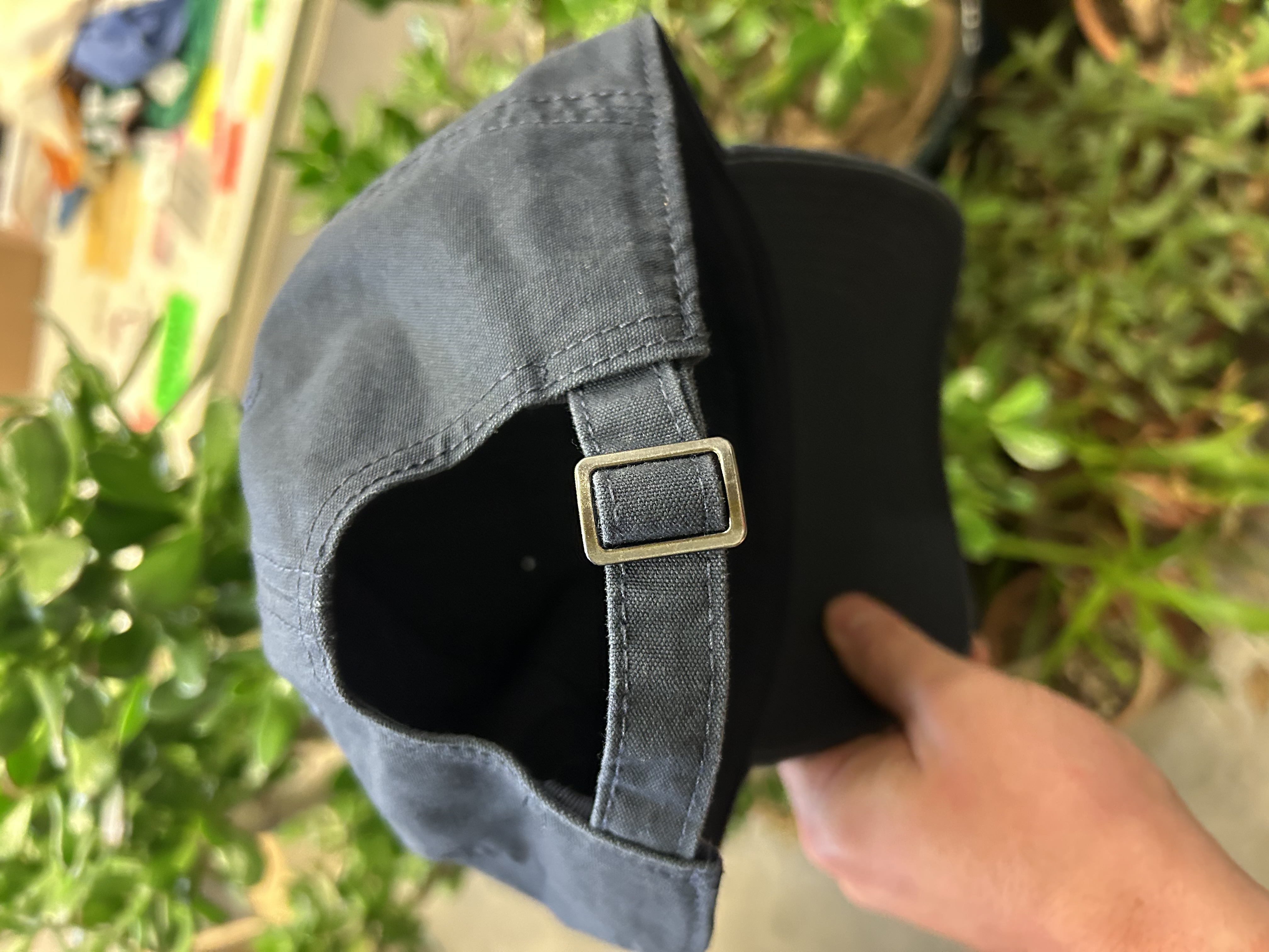 Product shots of Elephant Gym - Navy Blue Logo Hat