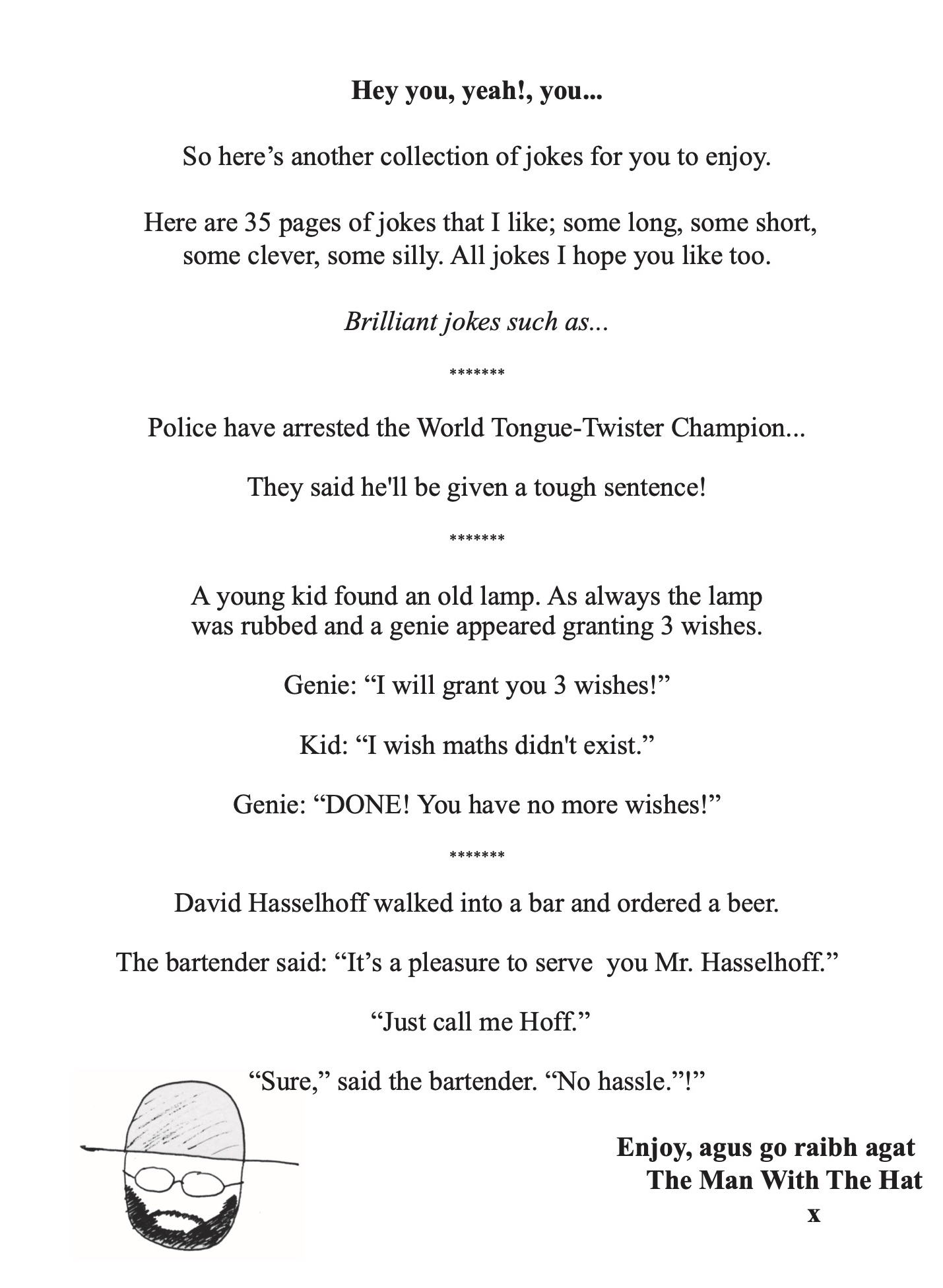 The Man With The Golden Wordplay - Volume 006