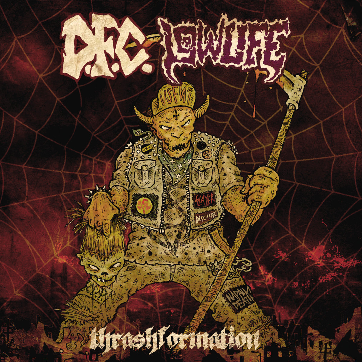 DFC/LOW LIFE - Thrashformation Split 12” LP