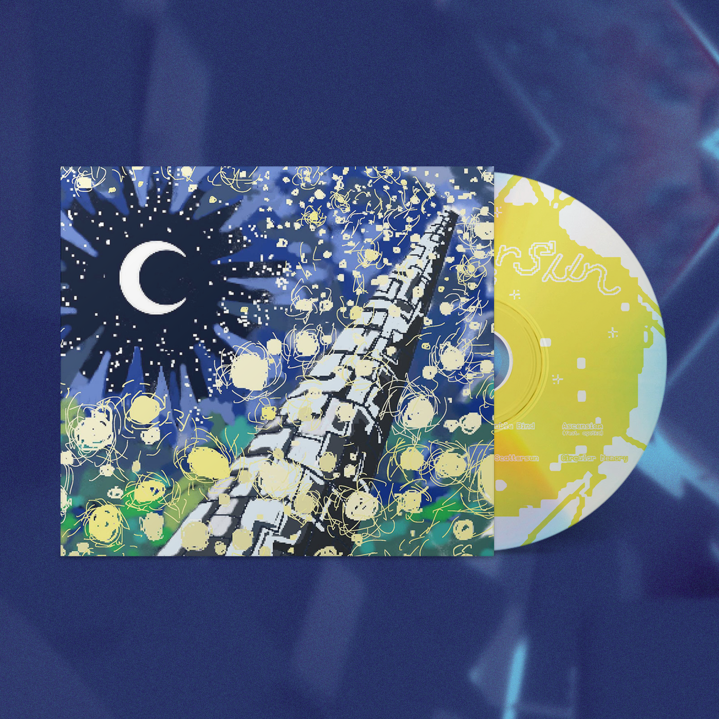 Product shots of Fax Gang & Parannoul - Scattersun