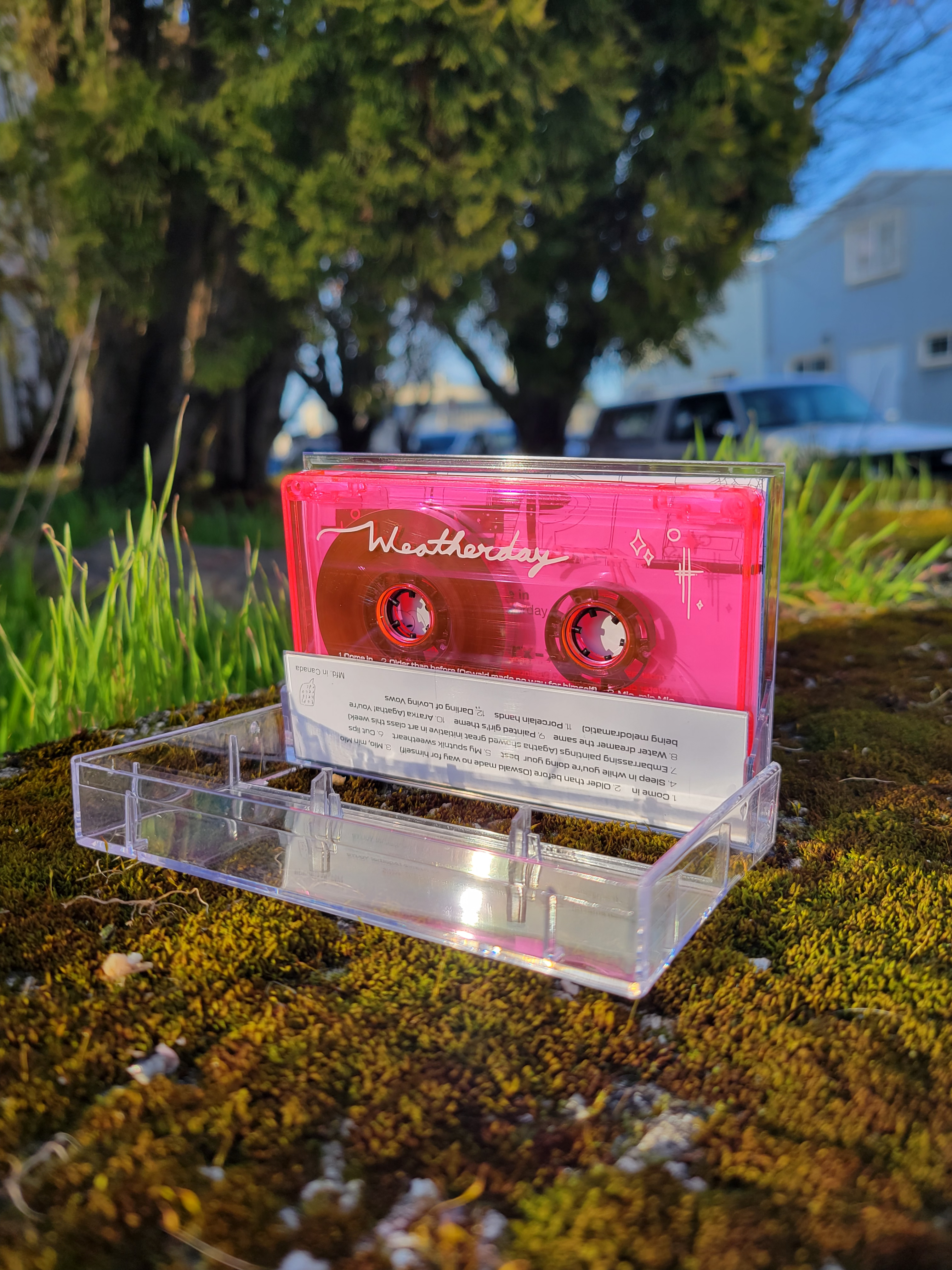 Product shots of Weatherday - Come in