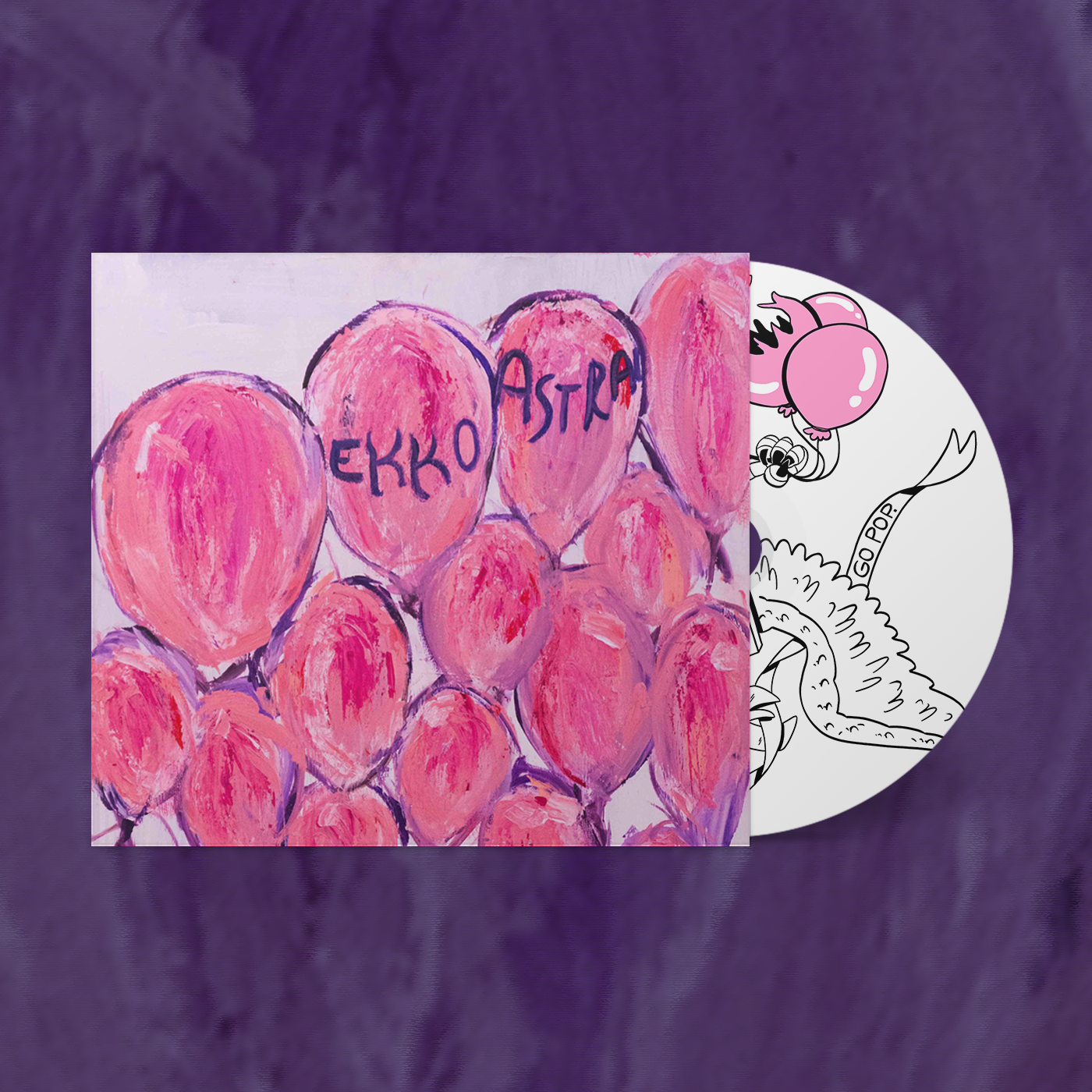 Product shots of Ekko Astral - pink balloons