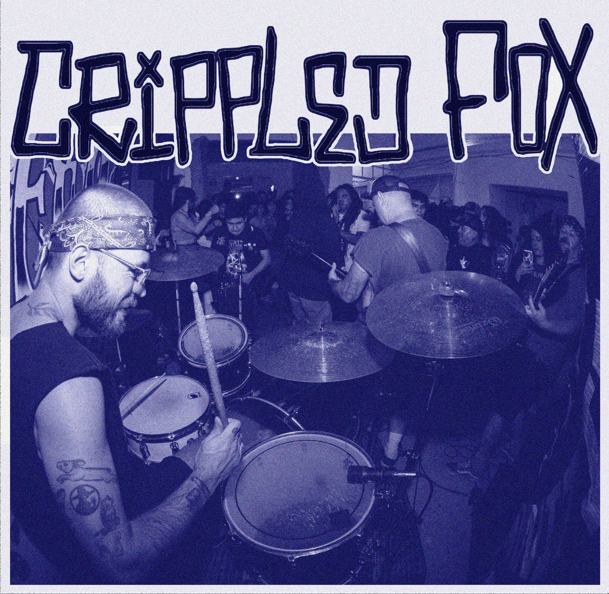 CRIPPLE FOX / LICKSPIT - Split 7” EP