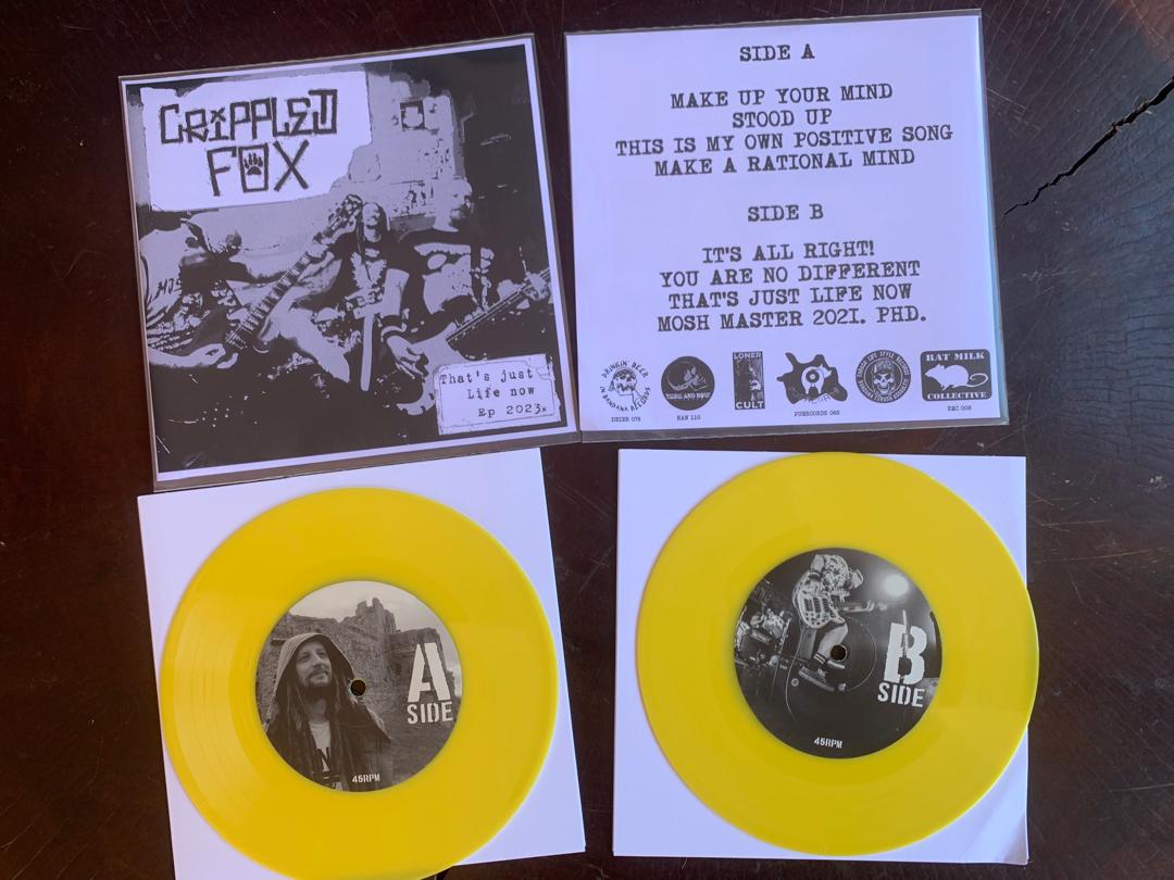 CRIPPLE FOX -That’s just Life Now 7” EP