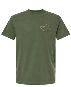 Cat Shirt - Green (Comfort Colors)