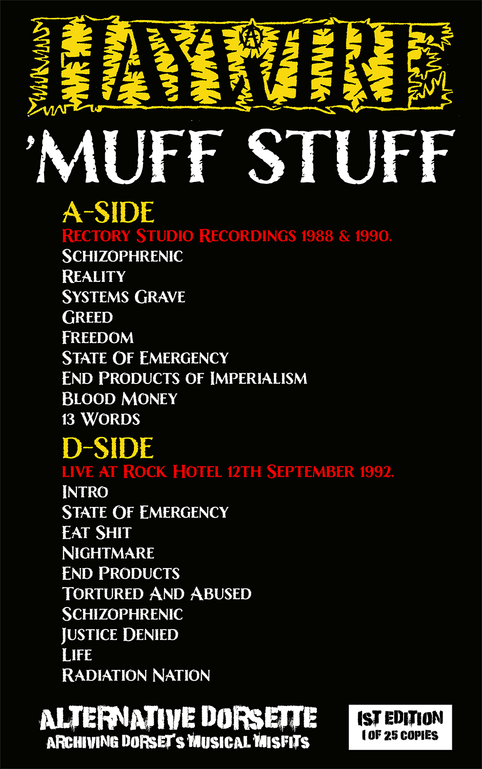 AD 009 Haywire - 'Muff Stuff