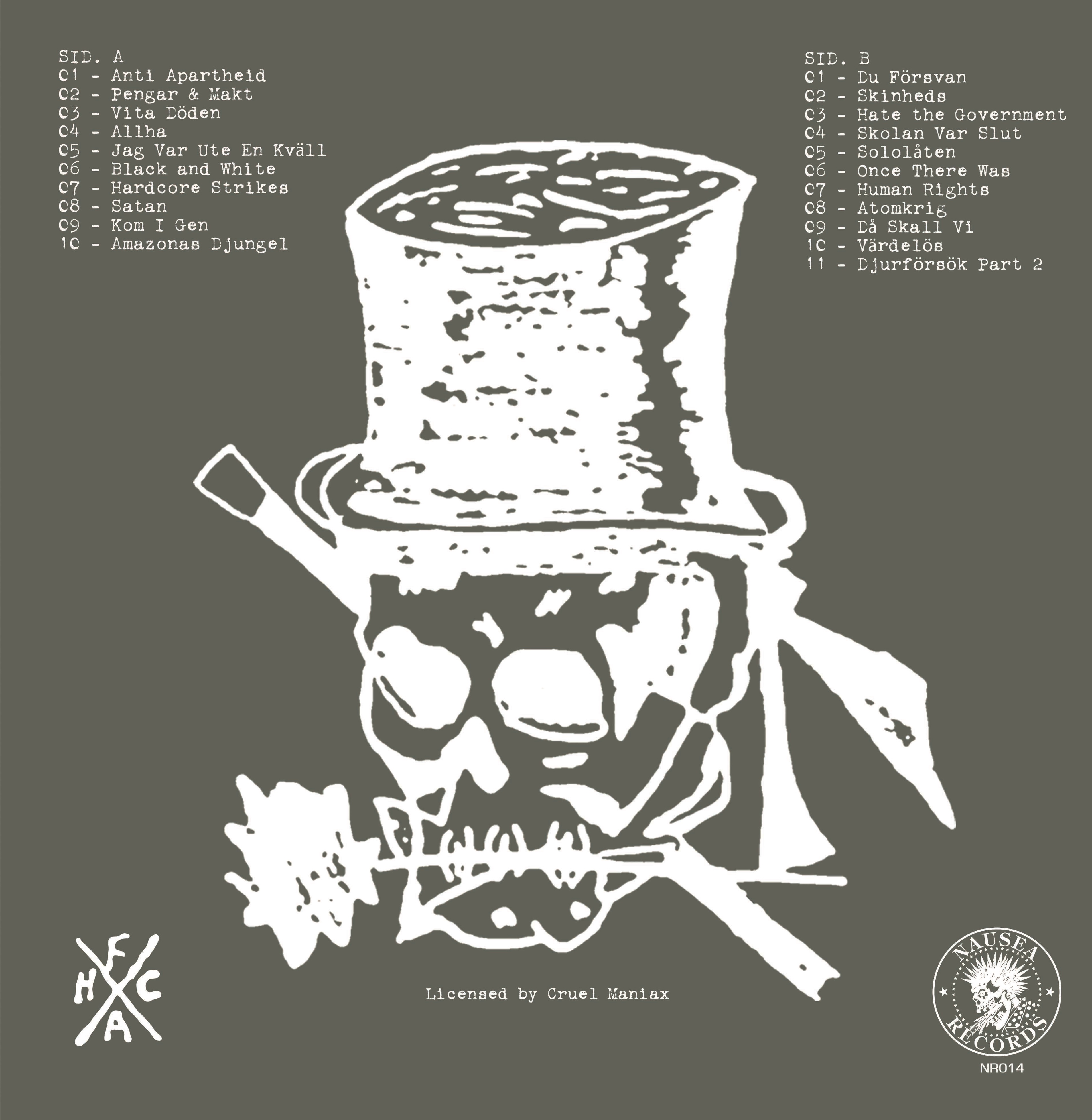 CRUEL MANIAX - Atomkrig 1985-1988 LP (NR014)