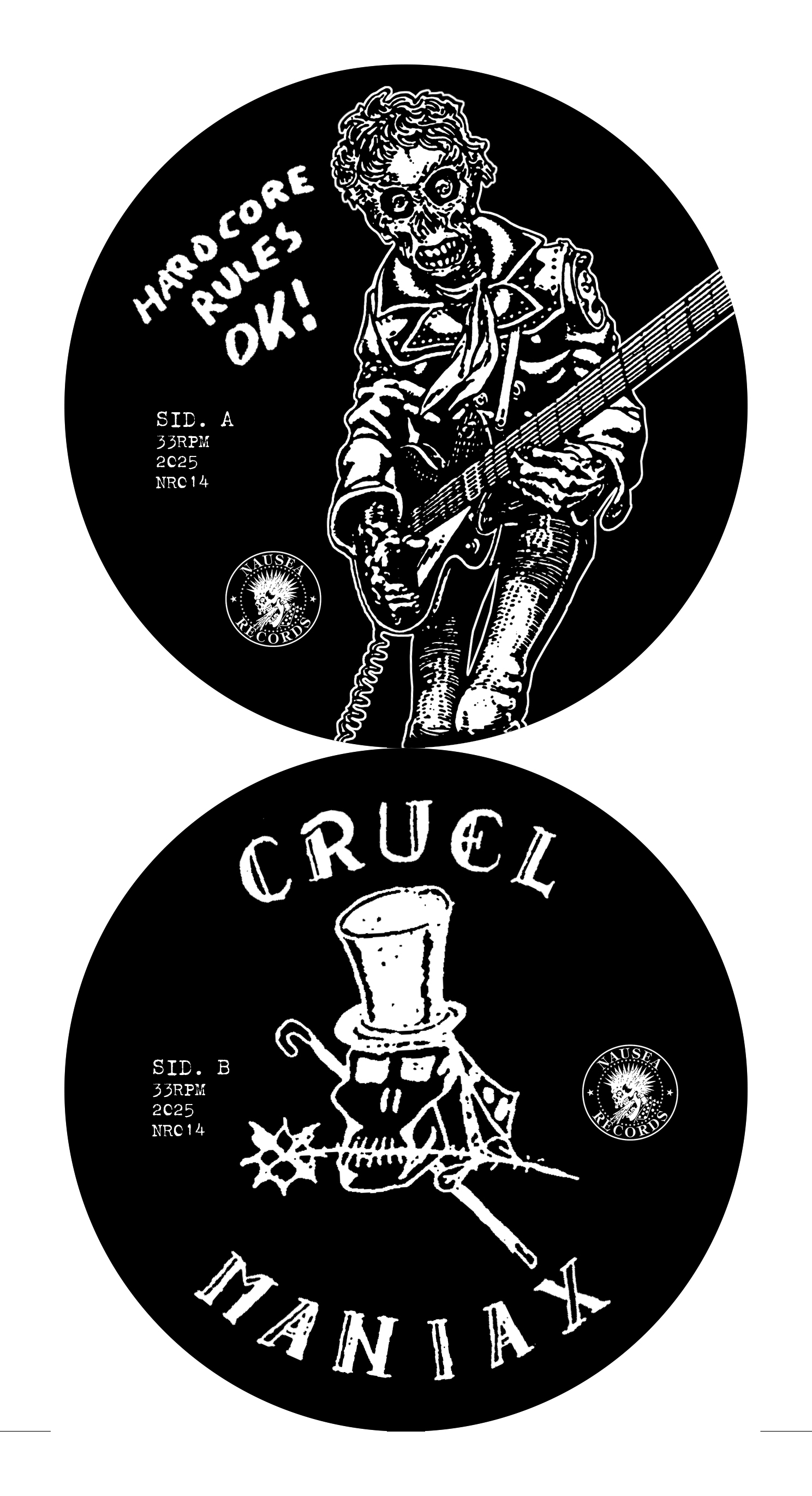 CRUEL MANIAX - Atomkrig 1985-1988 LP (NR014)