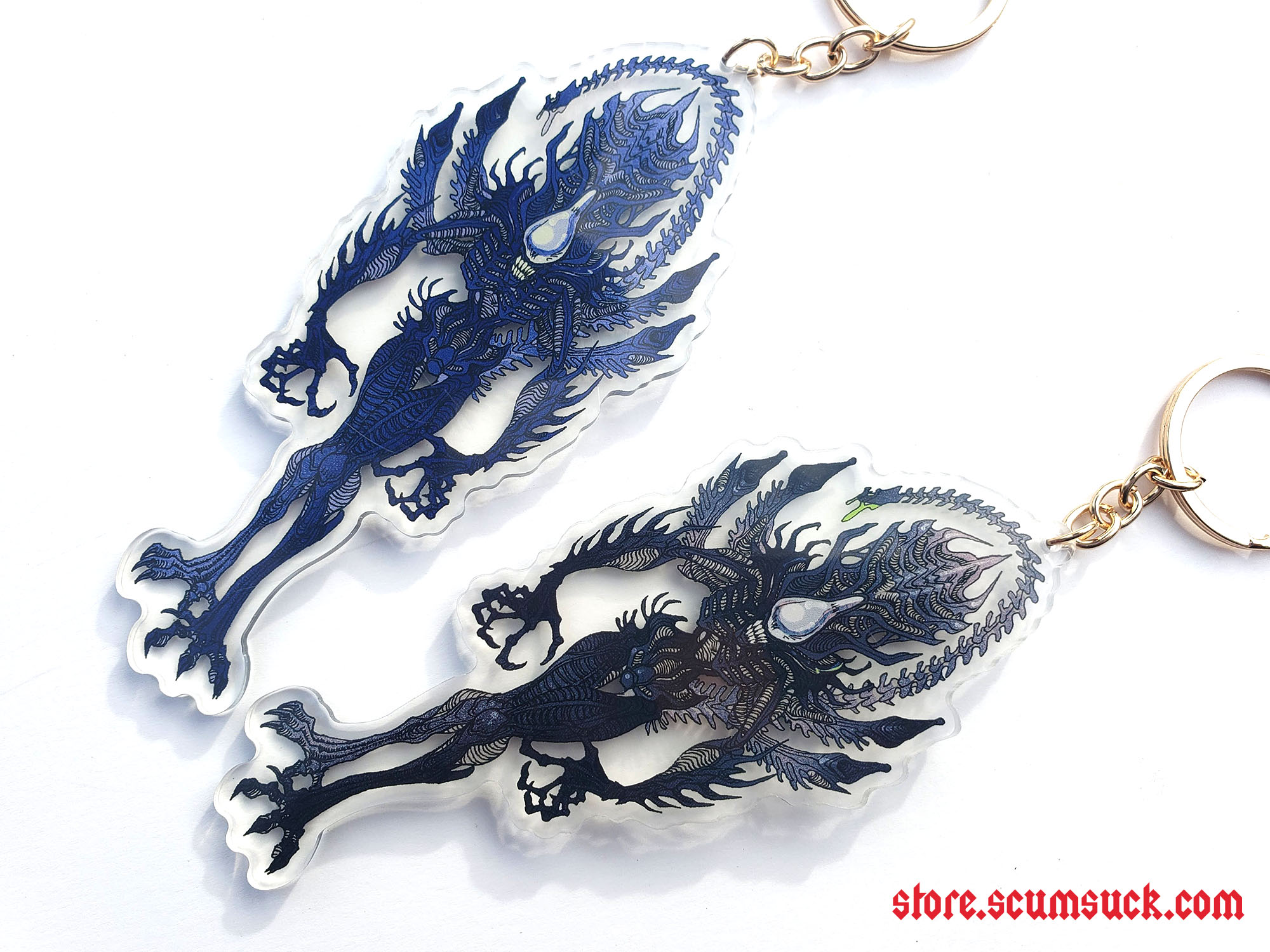 Acrylic Charms: Xenomorphs (tall)