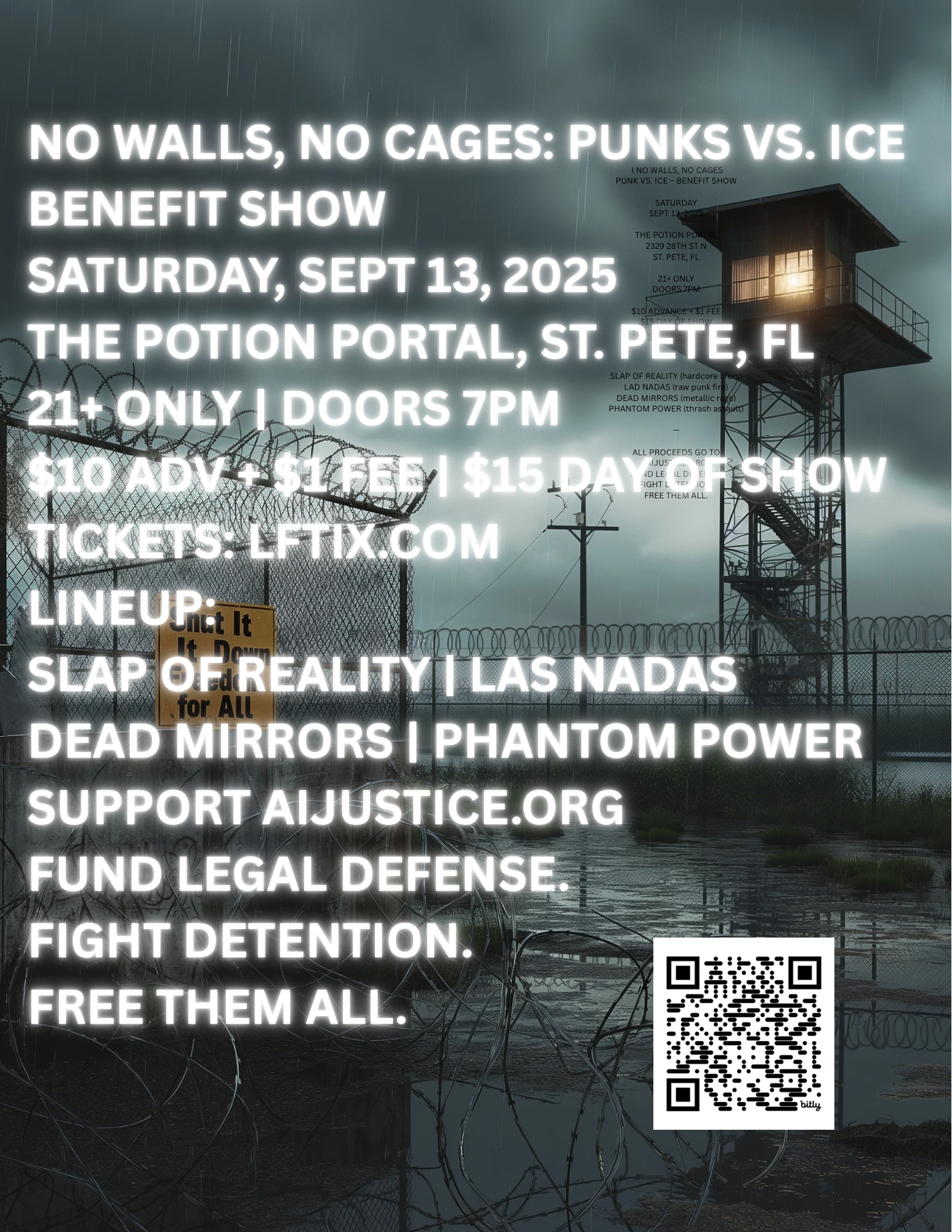 🔥 NO WALLS, NO CAGES, A PUNKS VS. ICE BENEFIT FOR IMMIGRANT JUSTICE 🔥