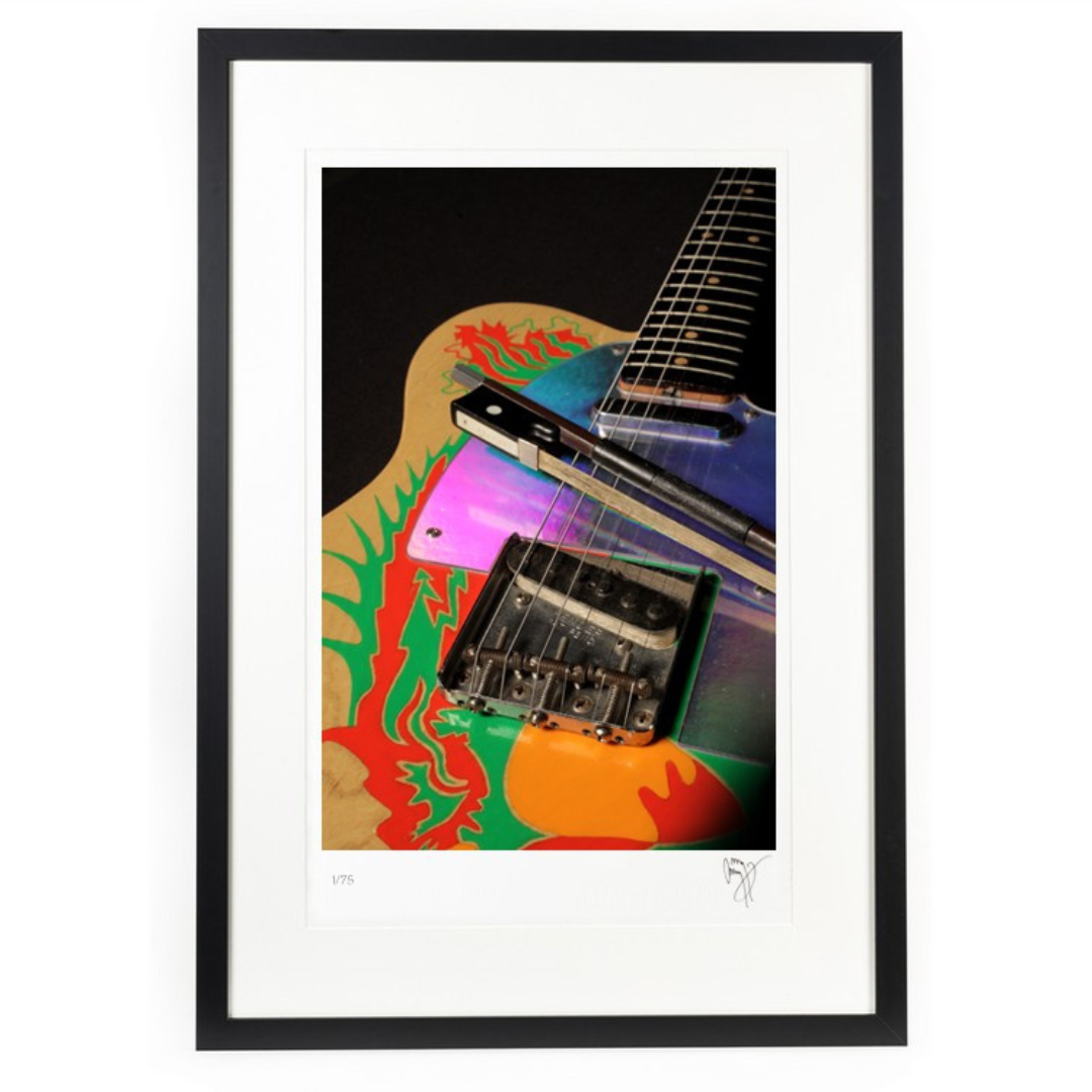 Fine Art Photographic Print: 'Dragon' Telecaster & Violin Bow (The Anthology)