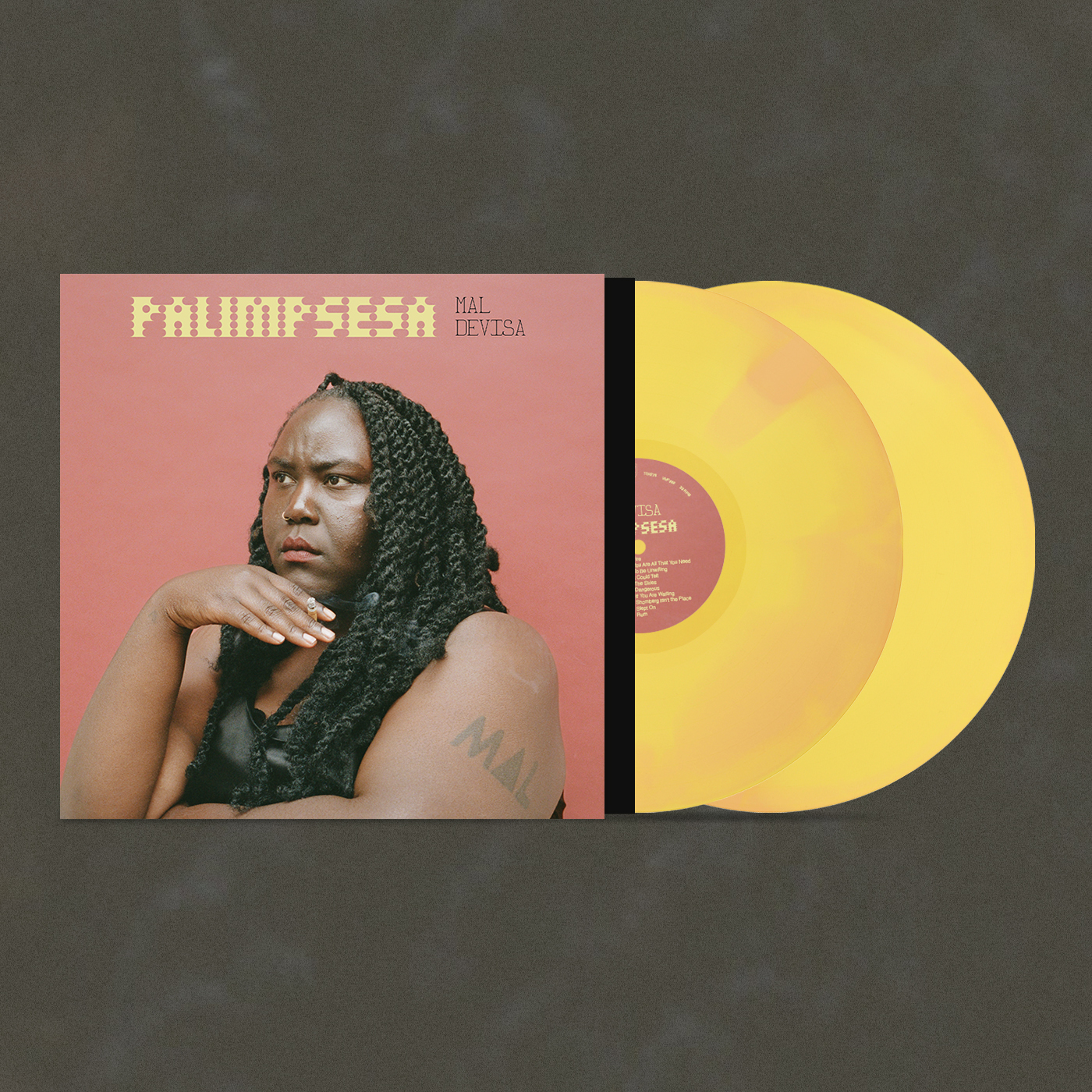 Product shots of Mal Devisa - Palimpsesa