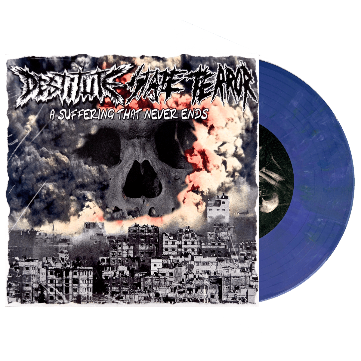 Destitute / State Terror 'A Suffering That Never Ends (Split)' 7