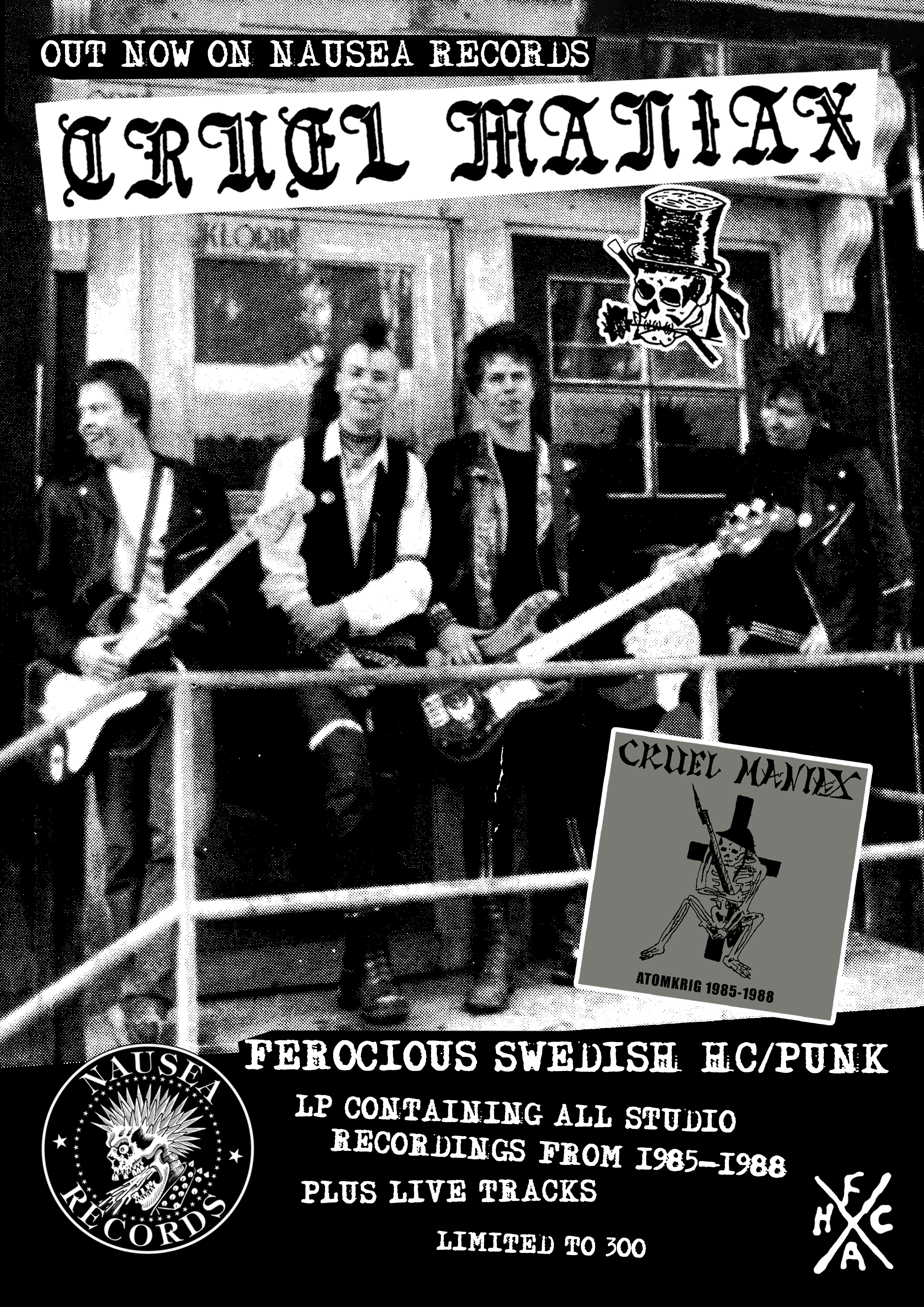 CRUEL MANIAX - Atomkrig 1985-1988 LP (NR014)