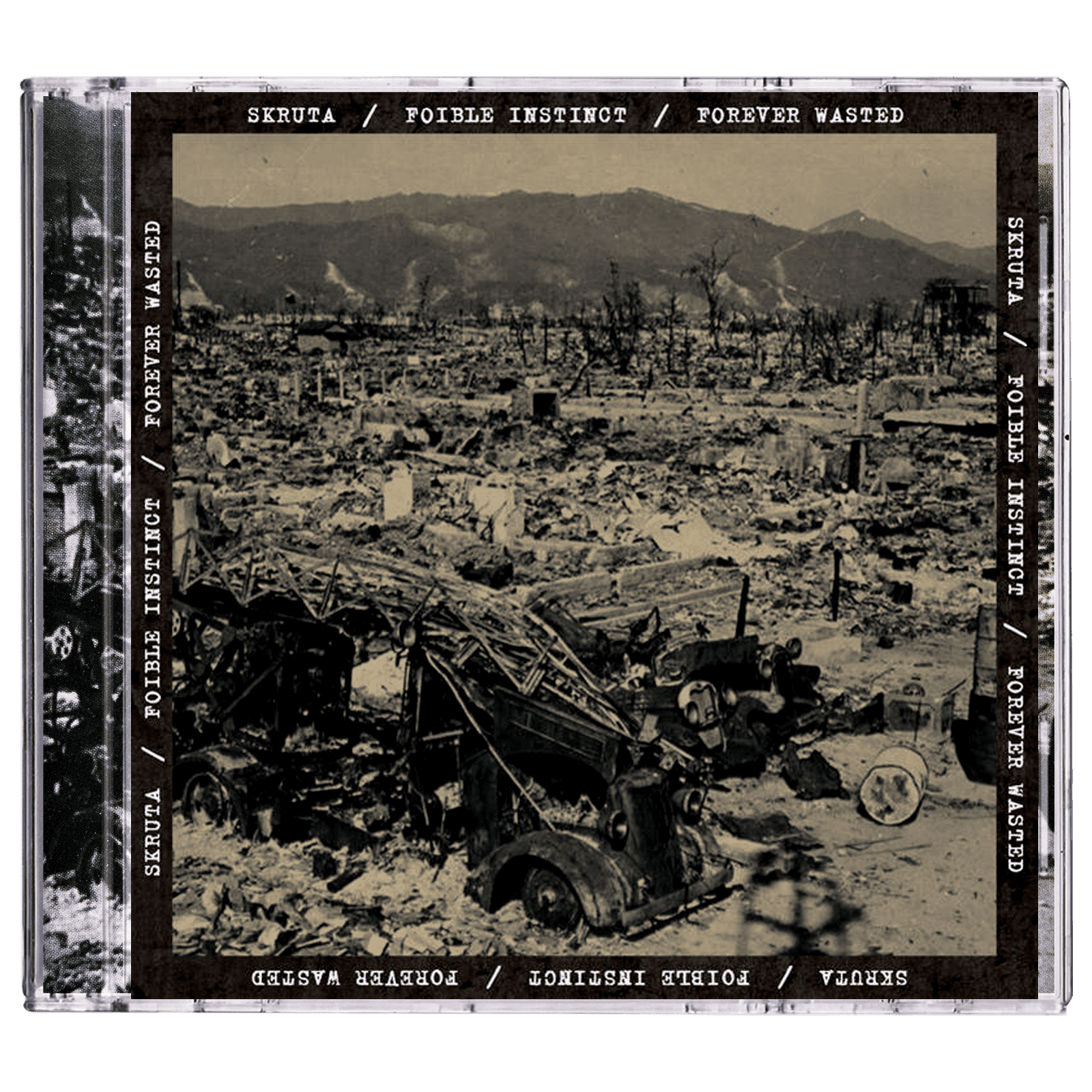 Skruta / Foible Instinct / Forever Wasted 'Split' CD