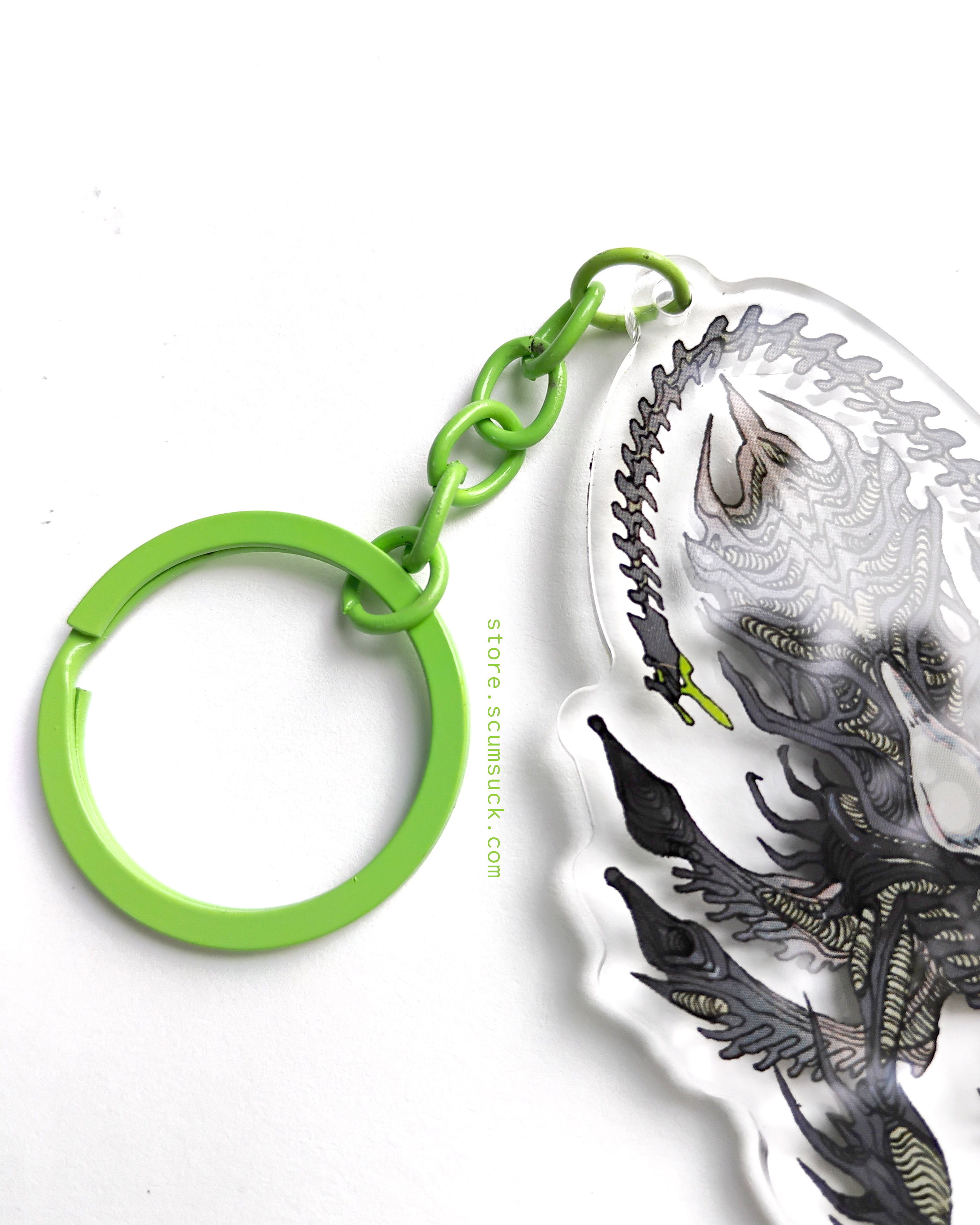 Acrylic Charms: Xenomorph (tall)