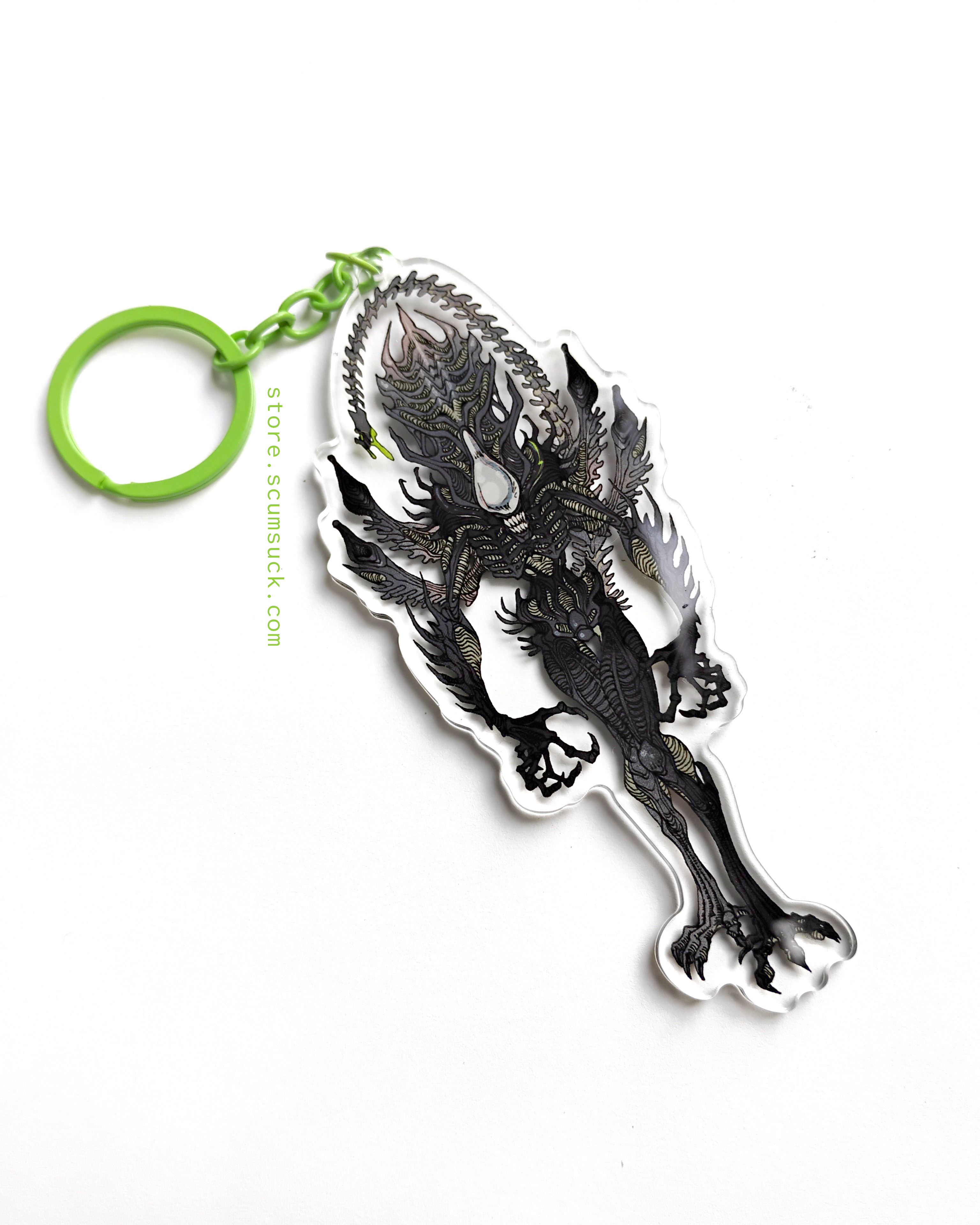 Acrylic Charms: Xenomorph (tall)