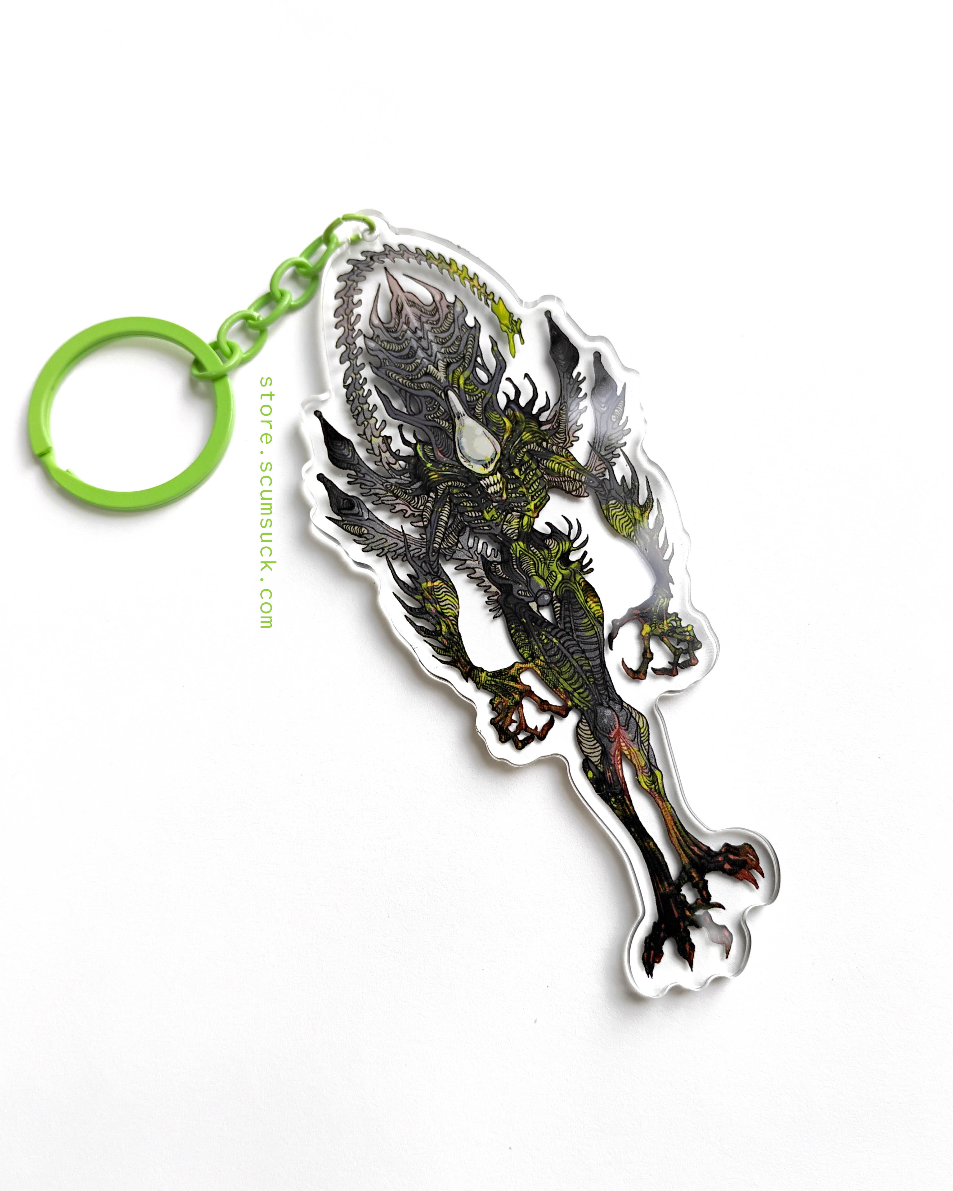 Acrylic Charms: Xenomorph (tall)