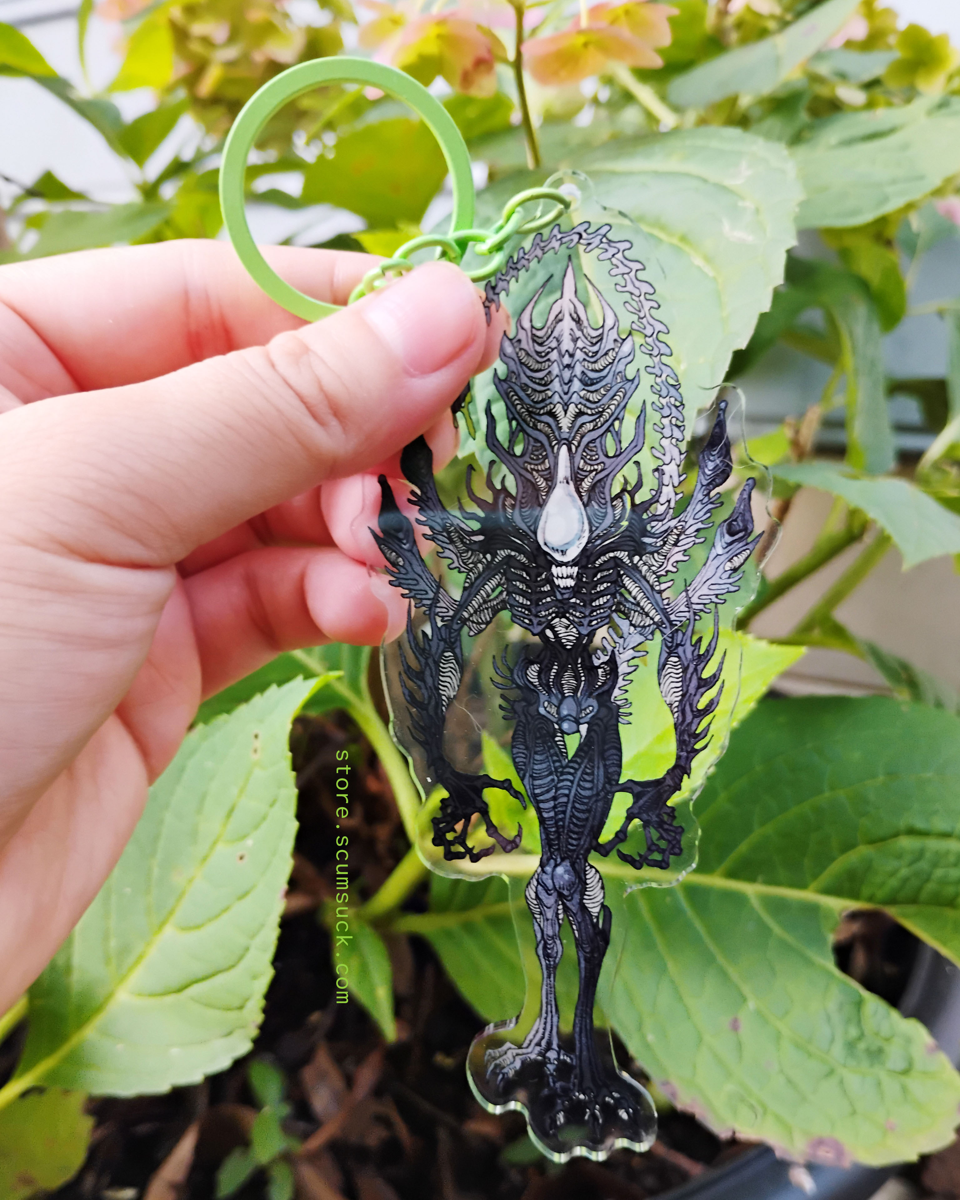 Acrylic Charms: Xenomorph (tall)